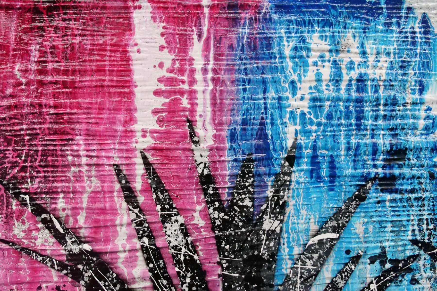 120cm x 150cm Pineapple Textured Urban Pop Art Canvas Painting - Modern Home Decor for Living Room, Bedroom & Office Wall Art