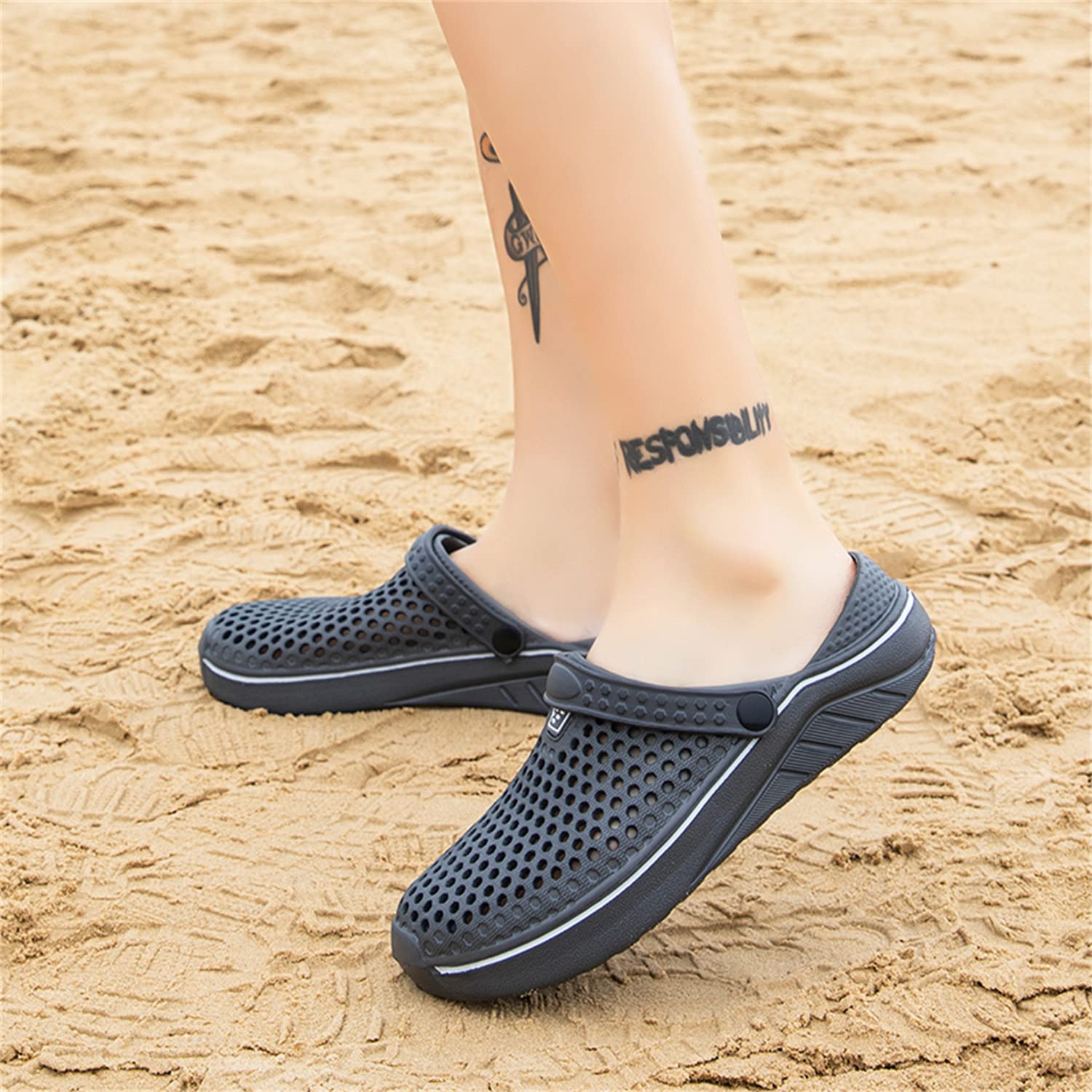 **Women's Garden Clogs - Breathable Water Shoes for Beach, Pool, Bathing & Travel - Comfortable Non-Slip Slippers for Walking, Home & Outdoor Use**