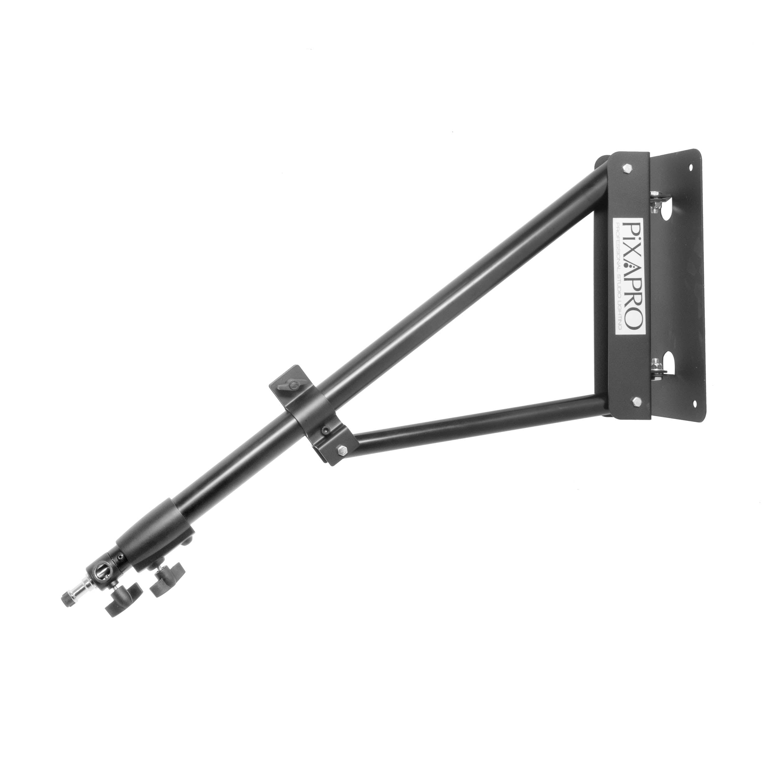 180° Adjustable Wall Mounted Boom Stand (75-130cm) - Perfect for Studio Microphones, Podcasting, and Home Recording Setup
