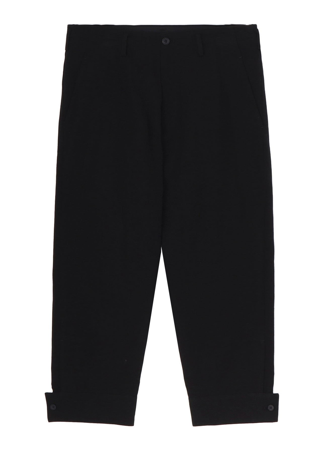 Stylish C/L Uneven Thread Canvas Belted Hem Pants for Women - High Waist Trousers with Adjustable Belt for Casual & Office Wear