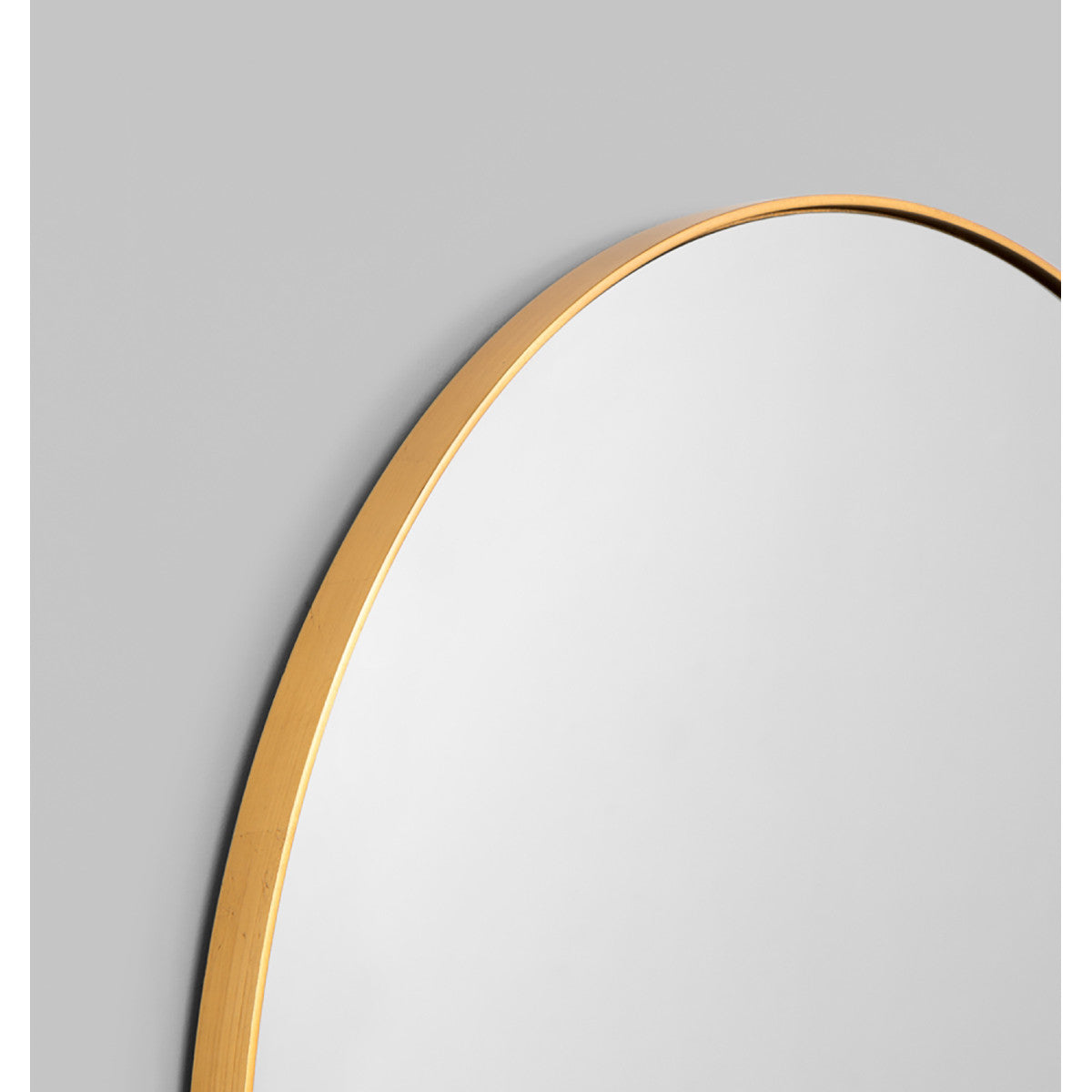 Bjorn Round Mirror - Brass Finish - Elegant Wall Decor for Living Room, Bedroom & Entryway - Perfect for Home & Office Décor