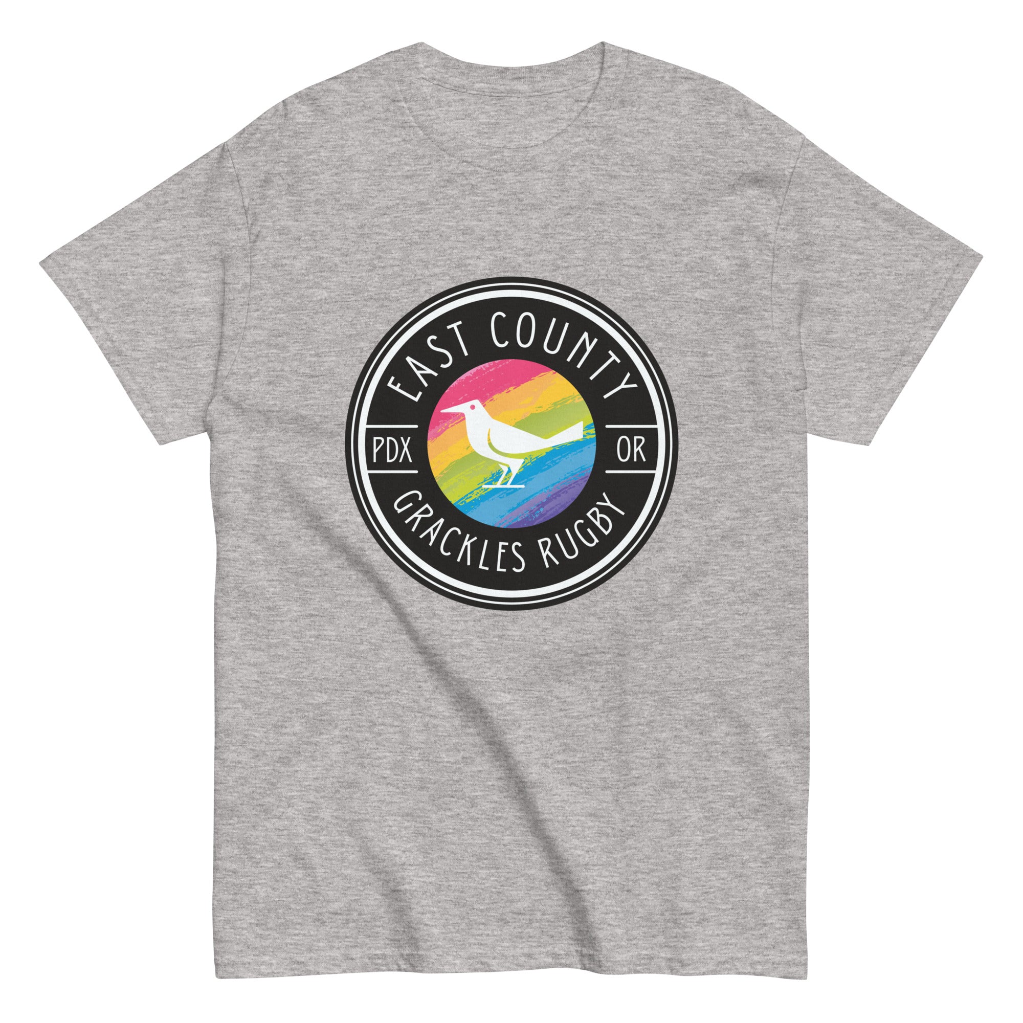 East Co. Grackles Classic Cotton T-Shirt for Men & Women | Vintage Graphic Tee | Casual Streetwear & Everyday Wear