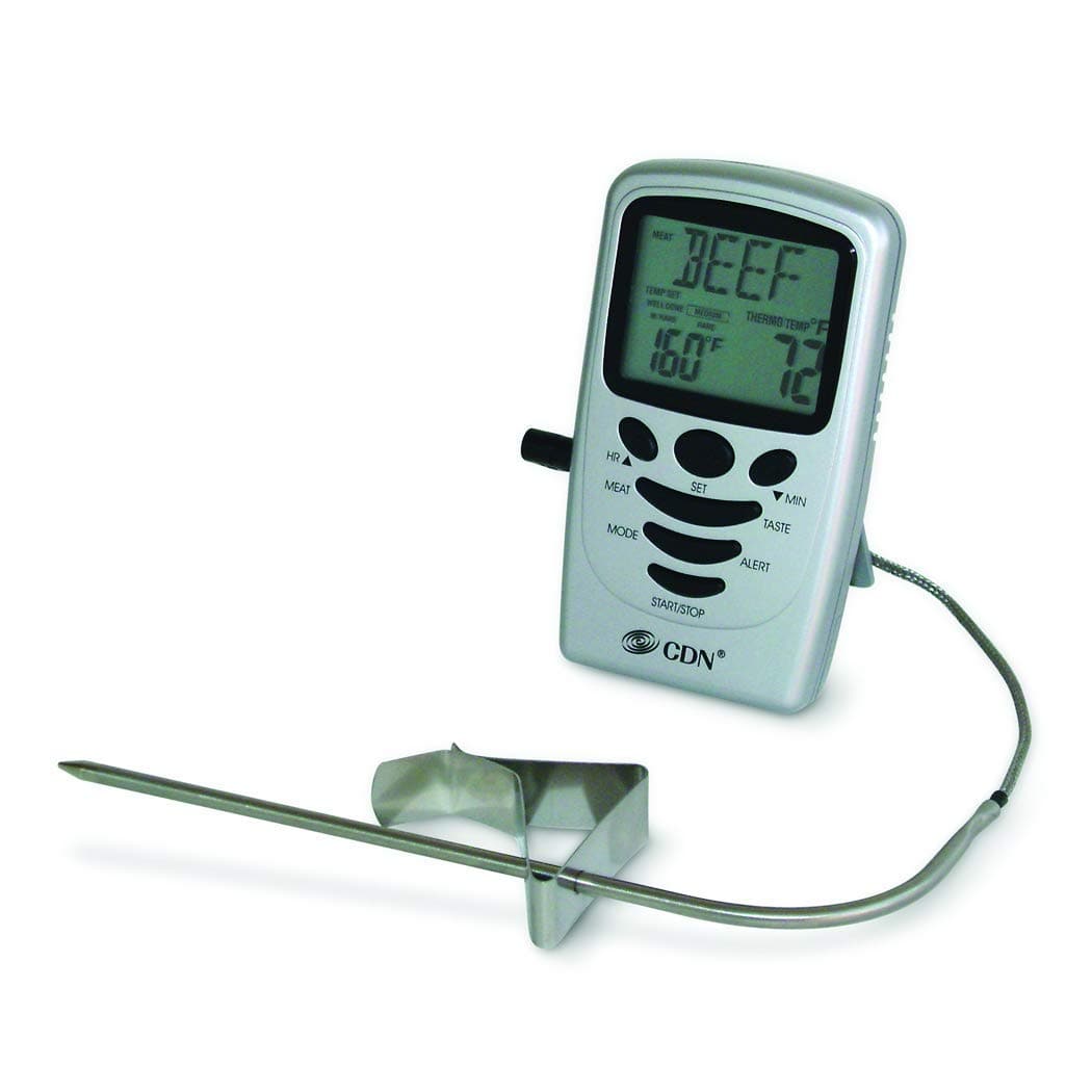 CDN Pro Digital Meat Thermometer for Grilling - Instant Read Food Thermometer for BBQ, Smoker, Oven, Kitchen - Perfect for Steak, Chicken, Turkey & More