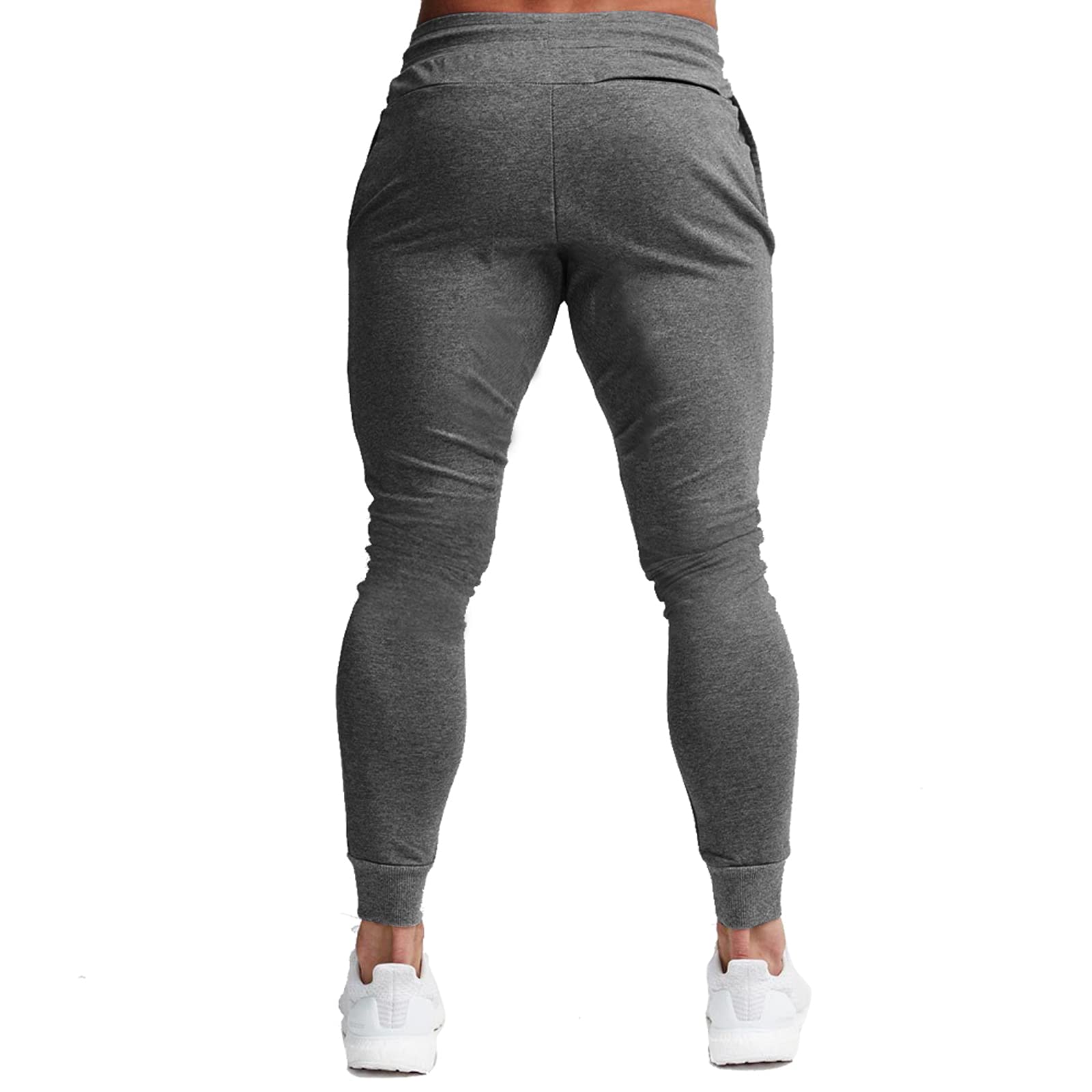 BUXKR Men's Slim Fit Joggers - Workout Pants for Gym, Running & Bodybuilding | Athletic Sweatpants with Deep Pockets | Comfortable Training & Casual Wear