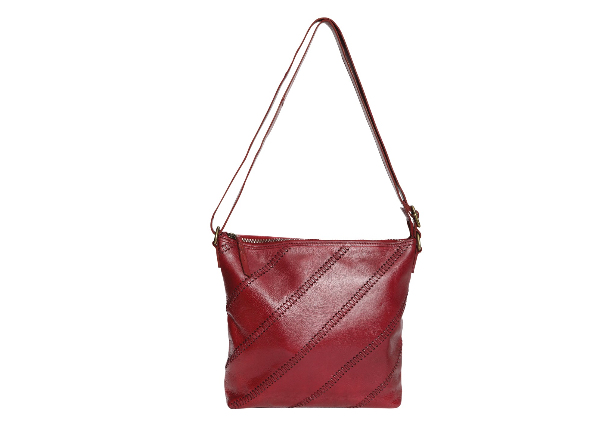 Vintage Leather Crossbody Bag for Women - Modapelle Style 7843 - Perfect for Everyday Use, Travel & Casual Outings