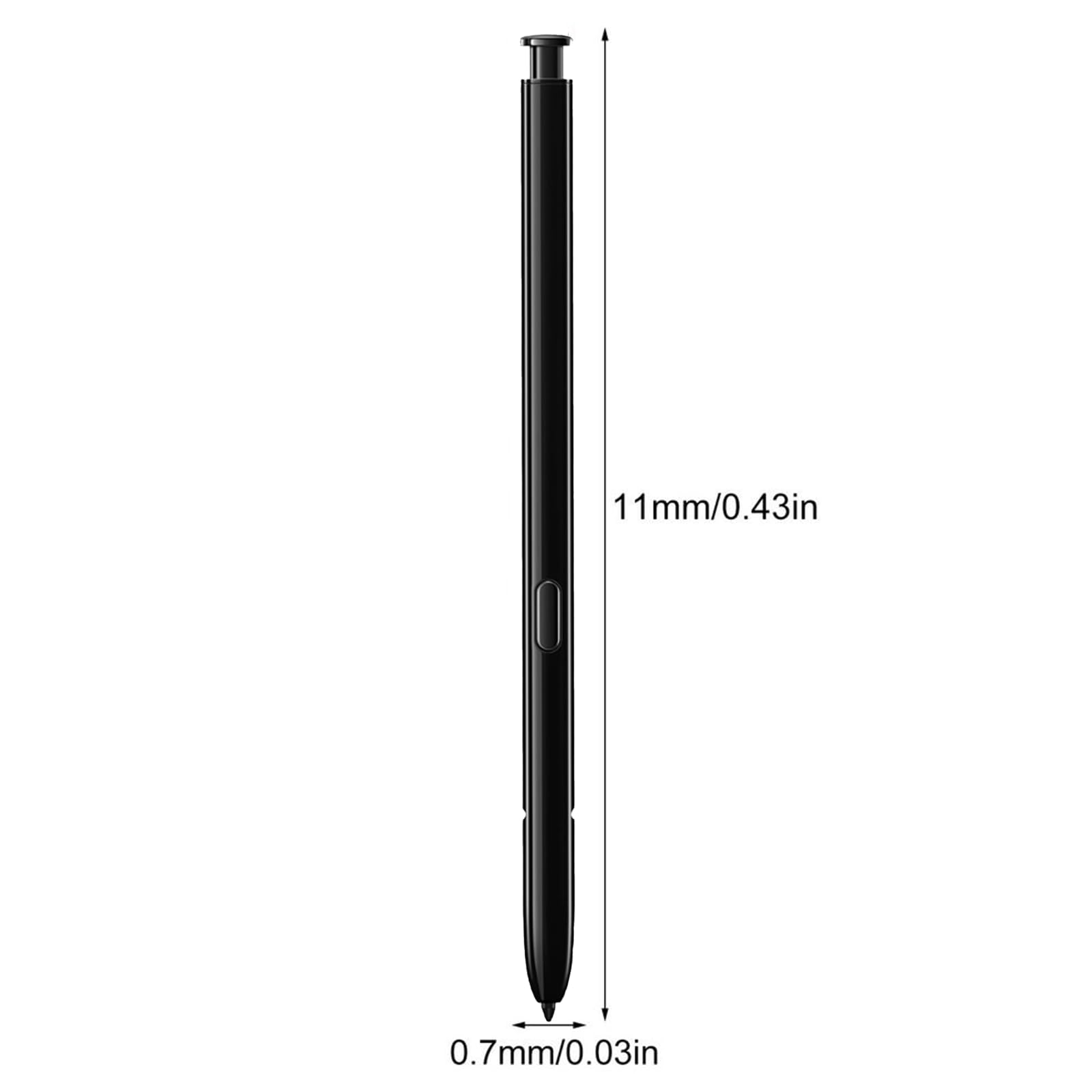 2 Pack Galaxy Note 20 Ultra Stylus Pen Replacement - Compatible with Samsung Galaxy Note 20/Note 20 Ultra 5G (Non-Bluetooth) | Precise Touch S Pen Alternative in Mystic Black | Perfect for Drawing, Note-Taking & Screen Navigation