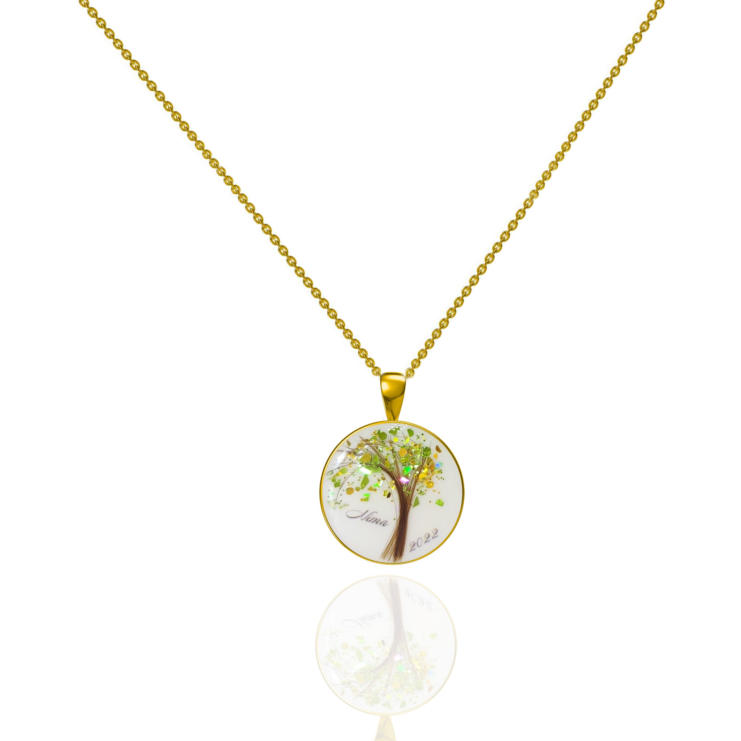LifeTree Keepsake Necklace for Breastmilk & Baby Hair - Personalized Memorial Jewelry for Moms, Newborn Gifts, Baby Loss Remembrance - Perfect for Mother's Day, Baptism & Cherished Memories