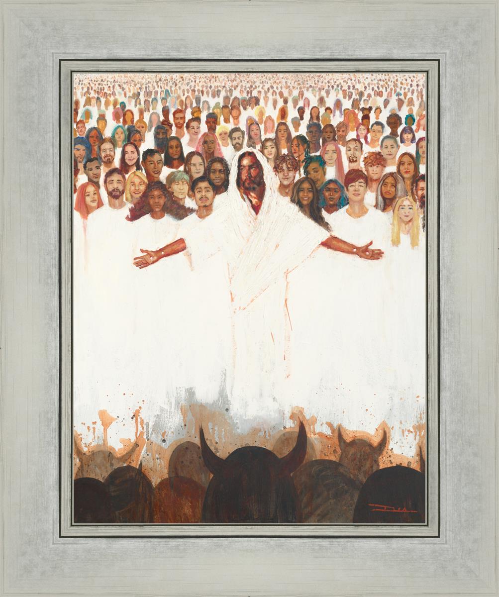 Fear Not, For They That Be With Us Are More - Inspirational Christian Wall Art for Home & Office Decor - Perfect for Living Room, Bedroom, or Gift Giving