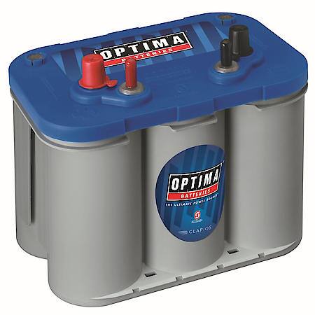 Optima Marine Battery D34M - Dual Purpose Deep Cycle & Starting Battery for Boats, RVs, and Off-Grid Power - Perfect for Fishing, Yachting, and Marine Adventures