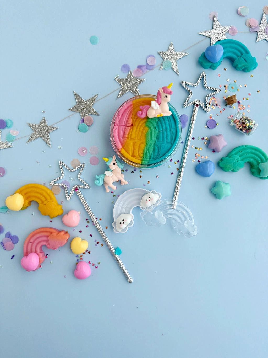 Kiddough Play Kit - Unicorn Themed Kids Dough Play Set for Creative Fun | Perfect for Birthday Gifts, Classroom Activities & Sensory Play