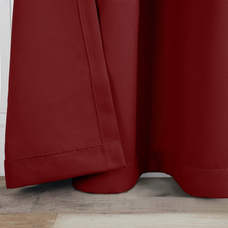 Blackout Curtains for Bedroom - Set of 2 Panels, Grommet Top Room Darkening Thermal Insulated Drapes for Better Sleep & Energy Efficiency | Perfect for Home Theater, Nursery & Shift Workers