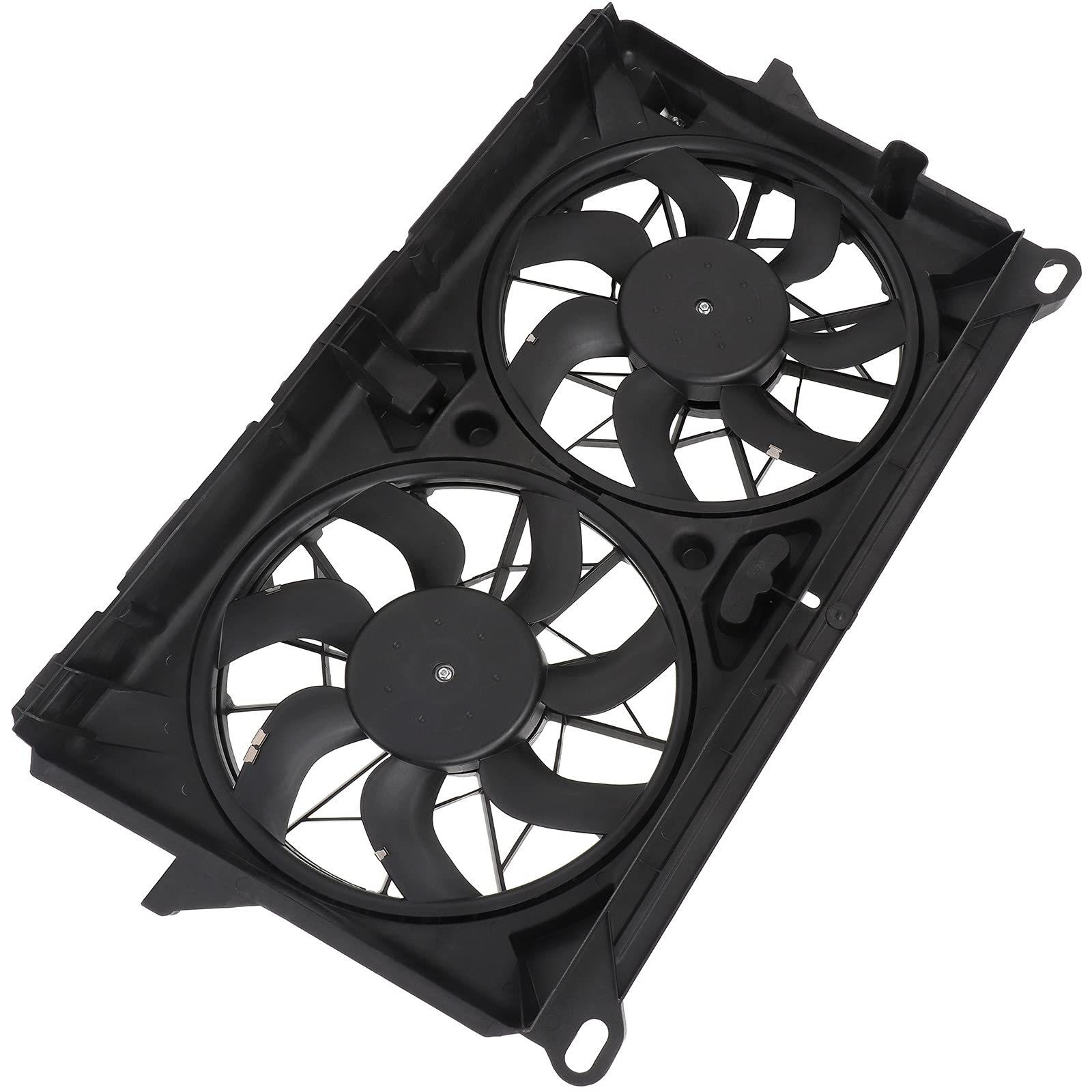 High-Performance Radiator Cooling Fan & Condenser Kit - Compatible with 2007-2013 Chevy Avalanche 5.3L/6.0L, 2009-2013 Silverado 1500 6.2L, 2007-2013 GMC Sierra 1500 6.0L, 2007-2014 Yukon 5.3L (Part# 620-654) - Perfect for Engine Cooling & Overheating Prevention