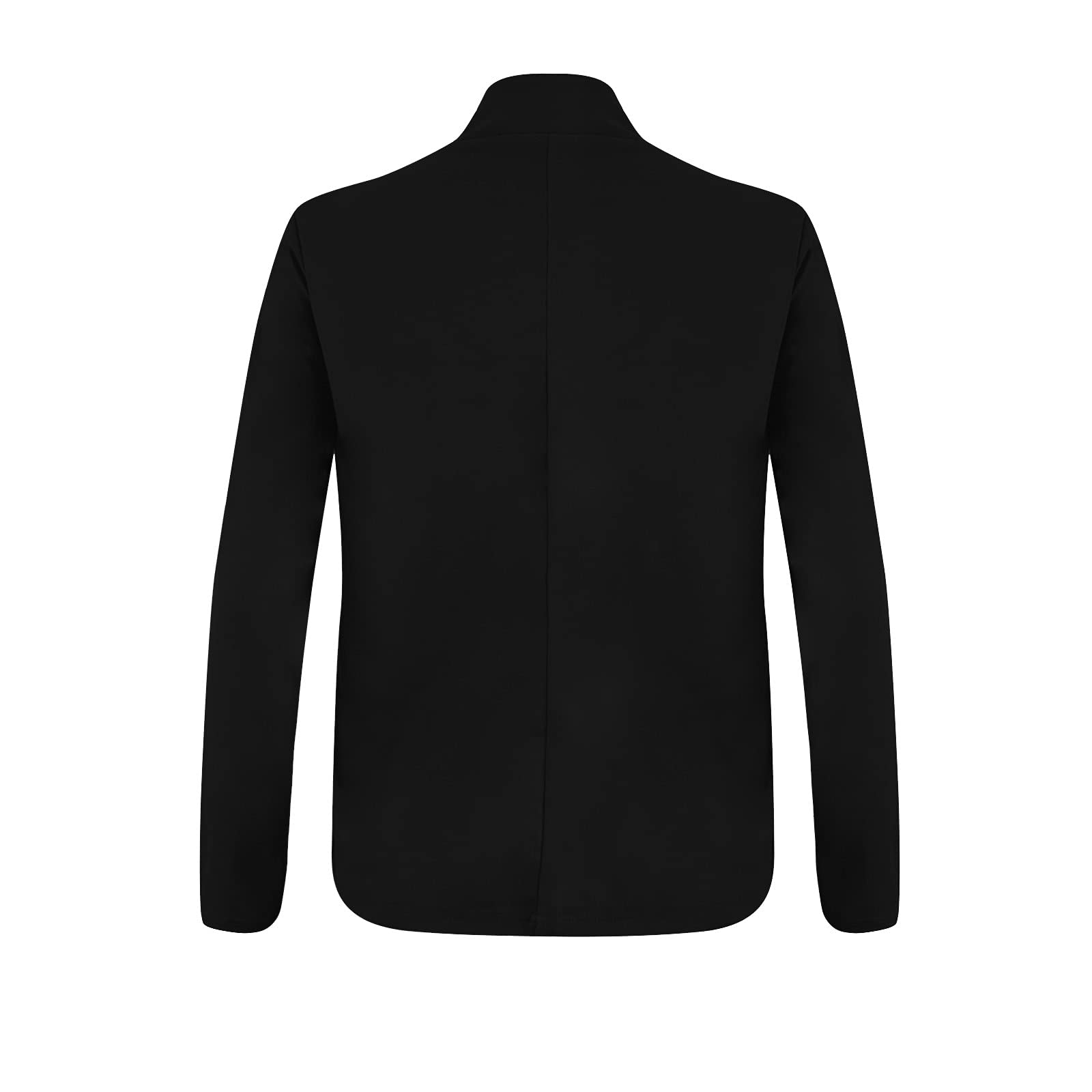 Women's Akklian Casual Blazer - Solid Color Open Front Office Jacket for Work & Outings