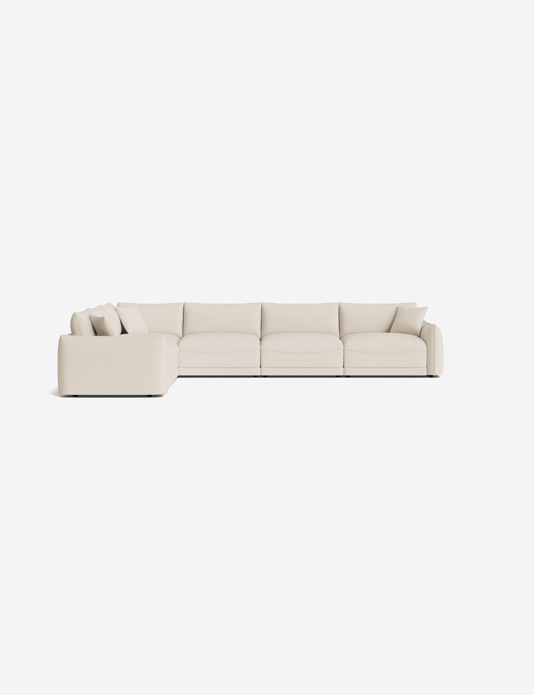 Balmer Modular Corner Sectional Sofa - Modern L-Shaped Couch for Living Room, Home Theater & Lounge Areas | Customizable Configurations