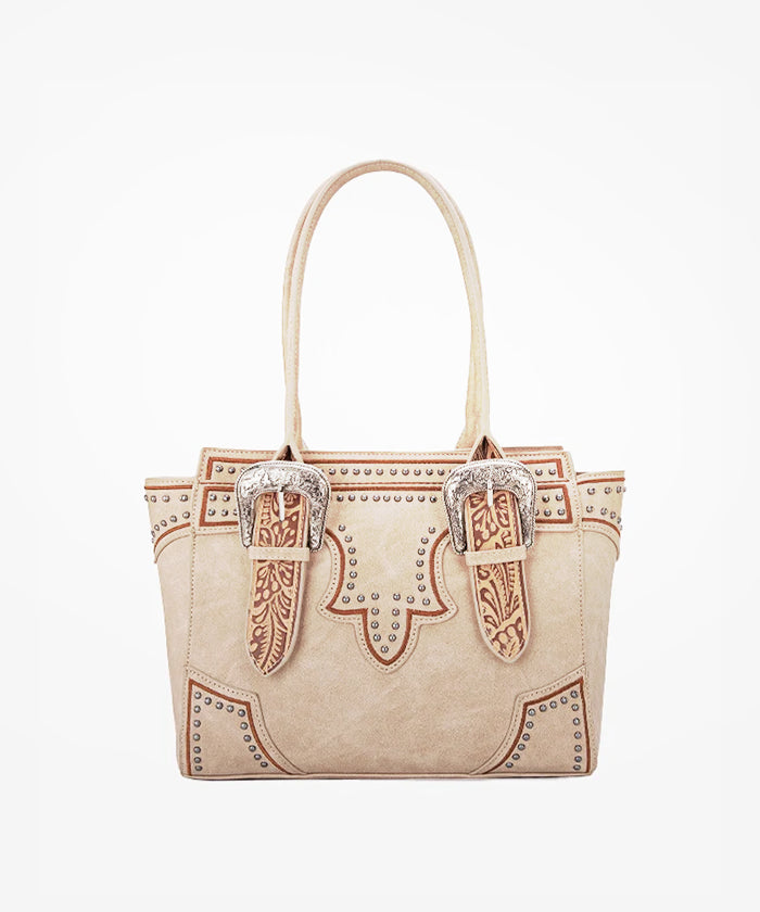 Montana West Concealed Carry Tote Bag with Buckle - Stylish CCW Purse for Women | Perfect for Everyday Use, Travel & Self-Defense