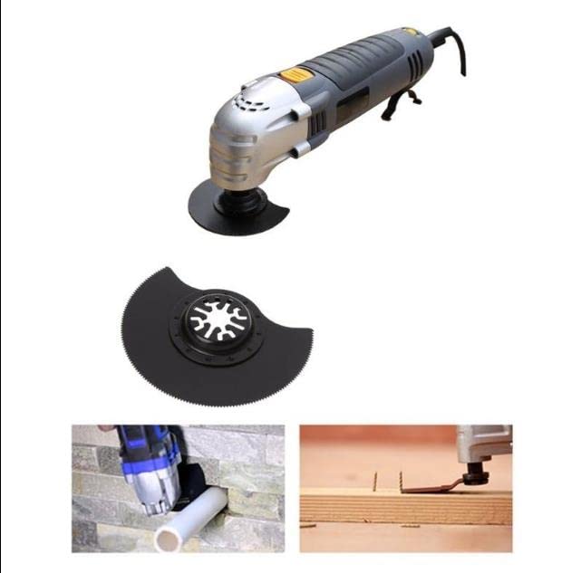 6Pcs High Carbon Steel Oscillating Saw Blades for Wood, Plastic & Metal Cutting - Power Tool Accessories