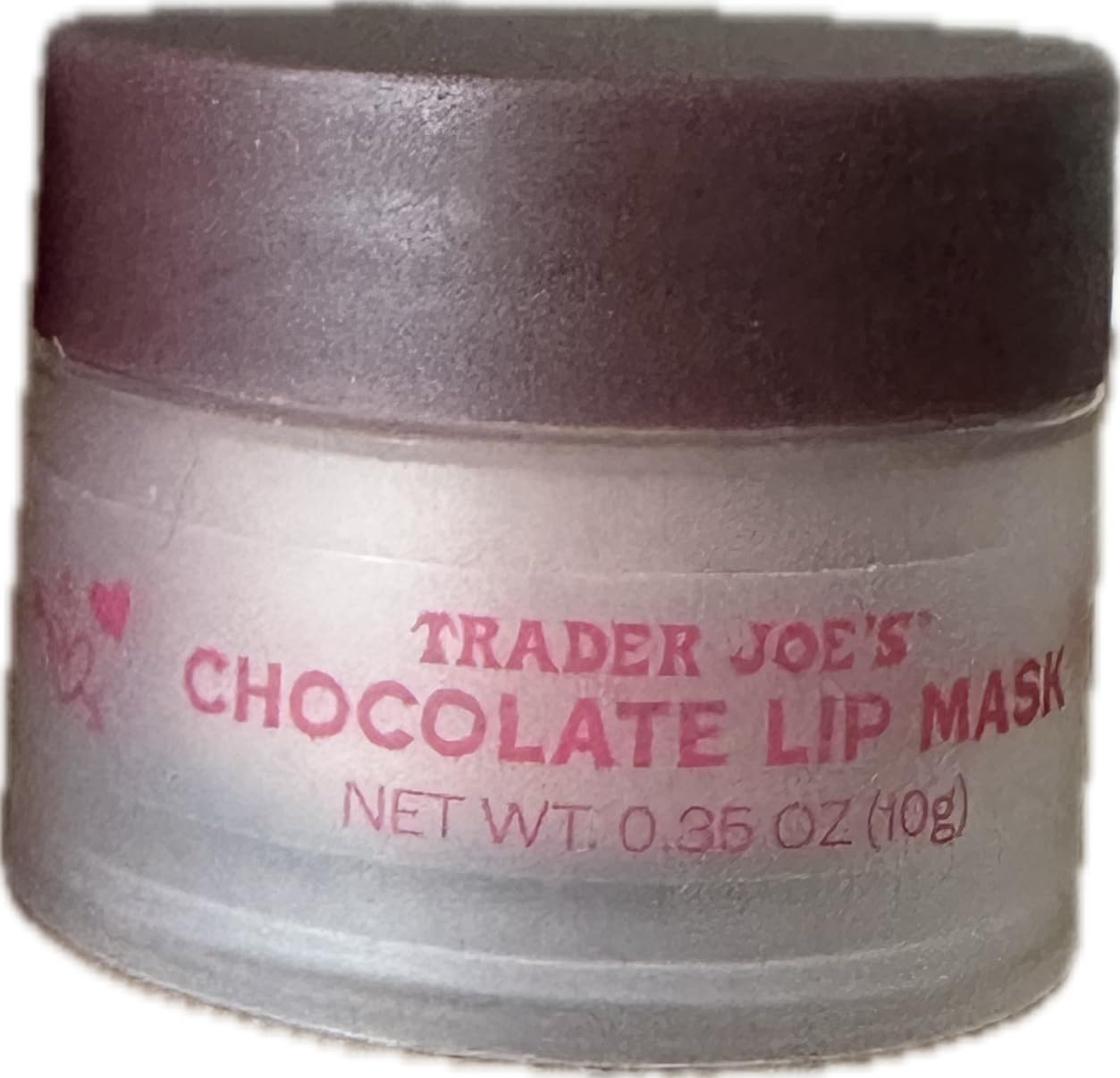 Trader Joe's Chocolate & Berry Lip Mask Duo - 0.35 oz Each - Hydrating Lip Care for Dry, Chapped Lips - Perfect for Nighttime Use and Winter Skincare
