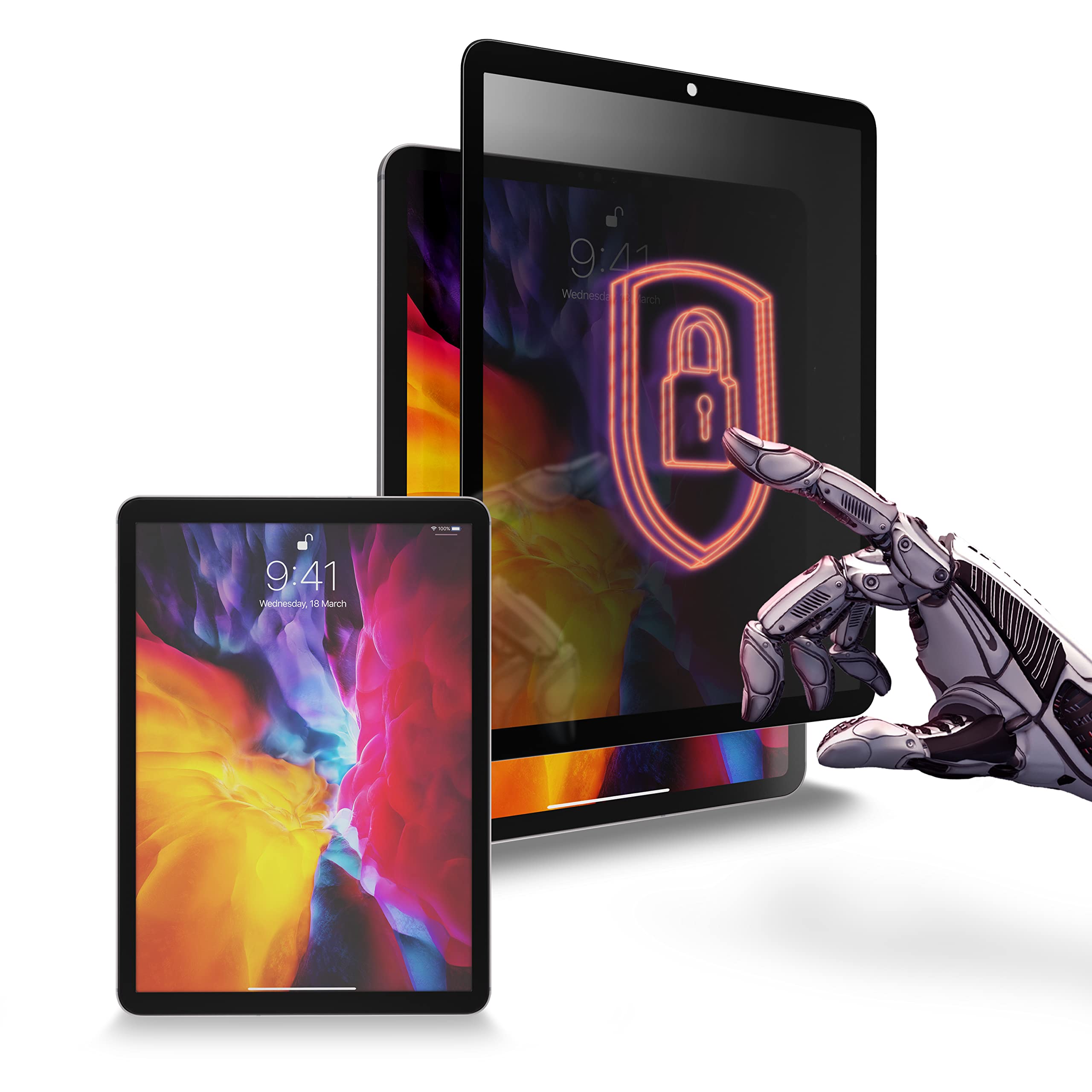 EZ-Pro 360° 4-Way Anti-Spy Privacy Screen Protector for iPad Mini 6 (8.3 inch, 2021-2022 Model) - Removable & Reusable Matte Screen Cover - Perfect for Office, Travel and Public Use
