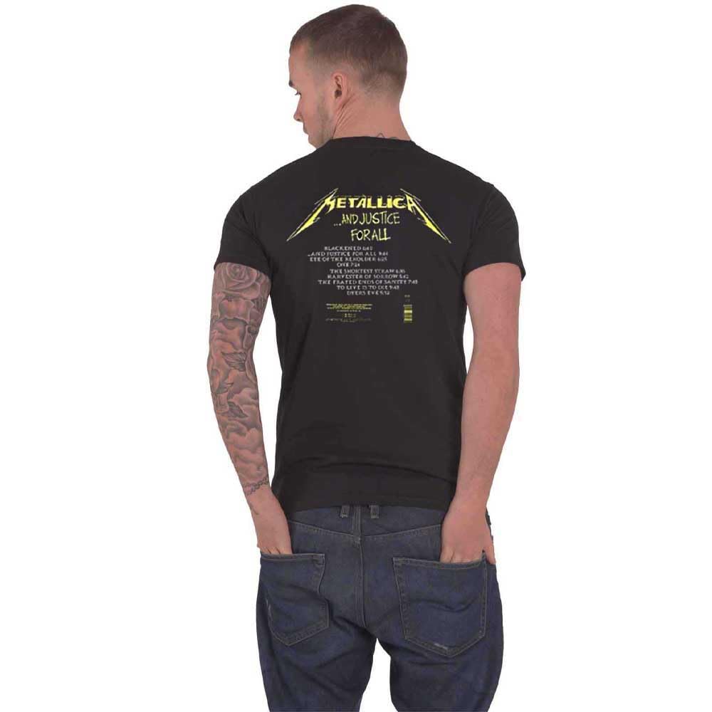 Metallica 'Hammer Of Justice For All' Band T-Shirt | Official Licensed Merch | Vintage Rock Tee for Concerts & Casual Wear