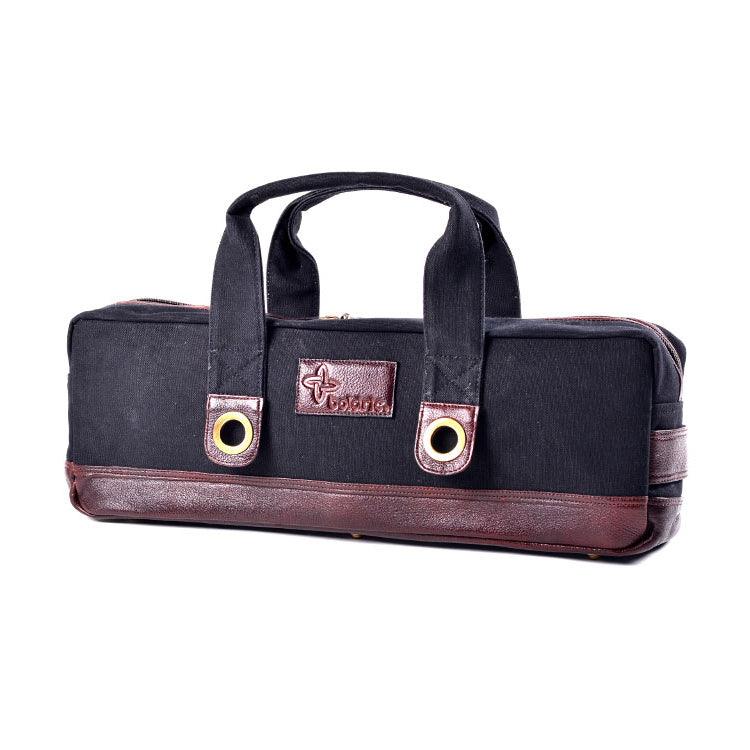 Boldric BOCP128 Heavy Duty Black Canvas Tool Bag - Durable Multi-Purpose Storage for Tools, DIY Supplies & Outdoor Gear - Perfect for Contractors, Handymen & Home Improvement Projects