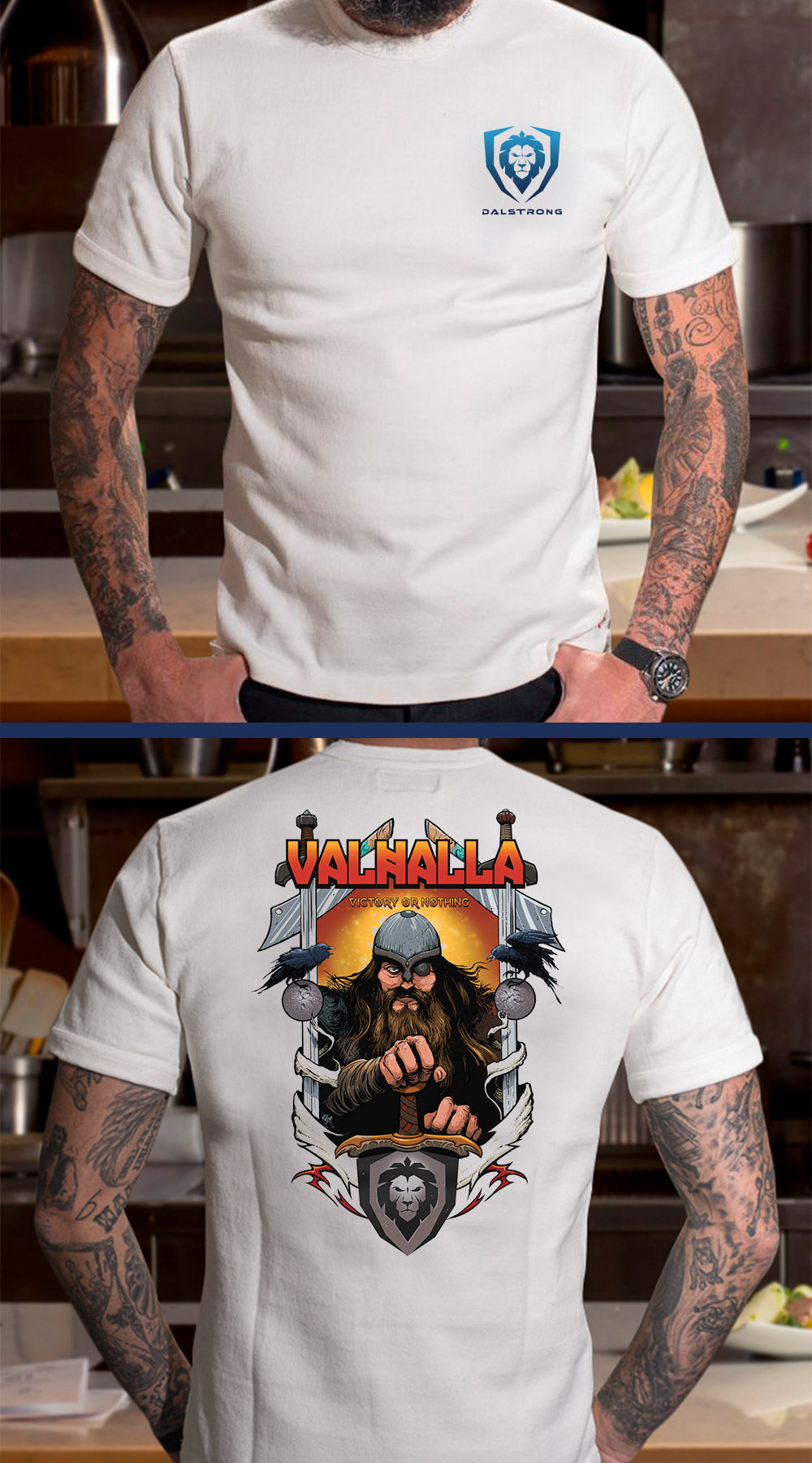 Valhalla Series Tee x Arik Roper Collaboration - Premium Graphic T-Shirt for Men | Norse Mythology Inspired Streetwear | Perfect for Concerts, Festivals & Casual Wear
