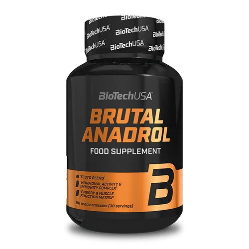 Brutal Anadrol 90 Mega Caps - Premium Muscle Building Supplement for Bodybuilders & Athletes - Supports Strength & Performance - Gym & Fitness Essential (EAN 5999076255641)