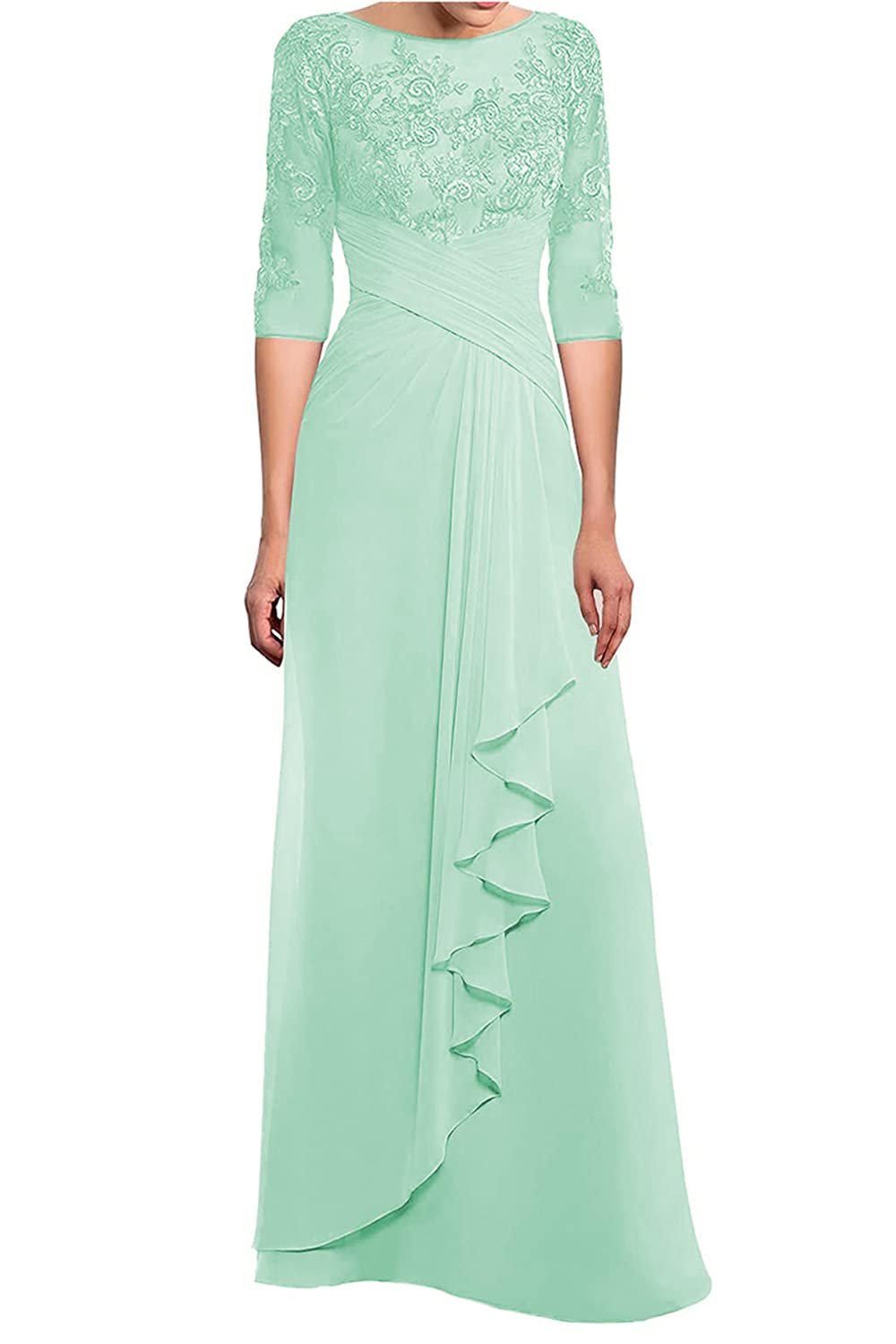 Elegant Lace Long Mother of The Bride Dresses - Formal Wedding Evening Gown for Women | Perfect for Weddings, Galas & Special Occasions