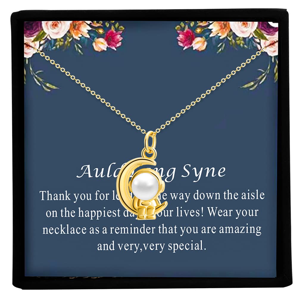 Pearl Bowknot Pendant Necklace for Women - Adjustable Chain with Jewelry Gift Box, Elegant Romantic Jewelry Gift for Her - Perfect for Date Night, Anniversary, Wedding & Special Occasions