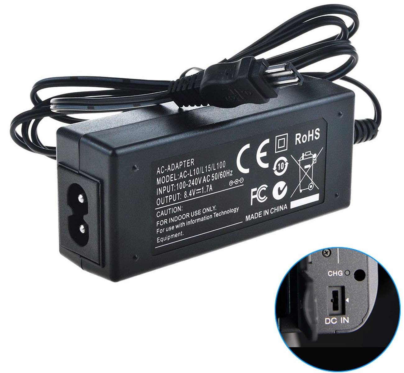 Original Sony PXW-Z150 XDCAM Camcorder AC Power Adapter Charger - Replacement Power Supply for Professional Video Recording & Live Streaming