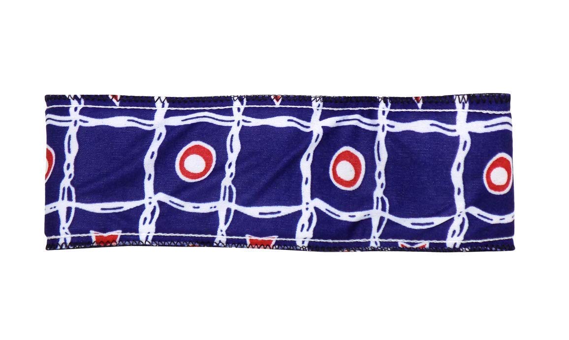 Wizme 2-Pack Elastic Facial Headbands for Women | Soft Spa & Home Headbands for Hair & Skin Care (Blue & Purple) - Perfect for Facials, Washing Face, Makeup & Salon Use