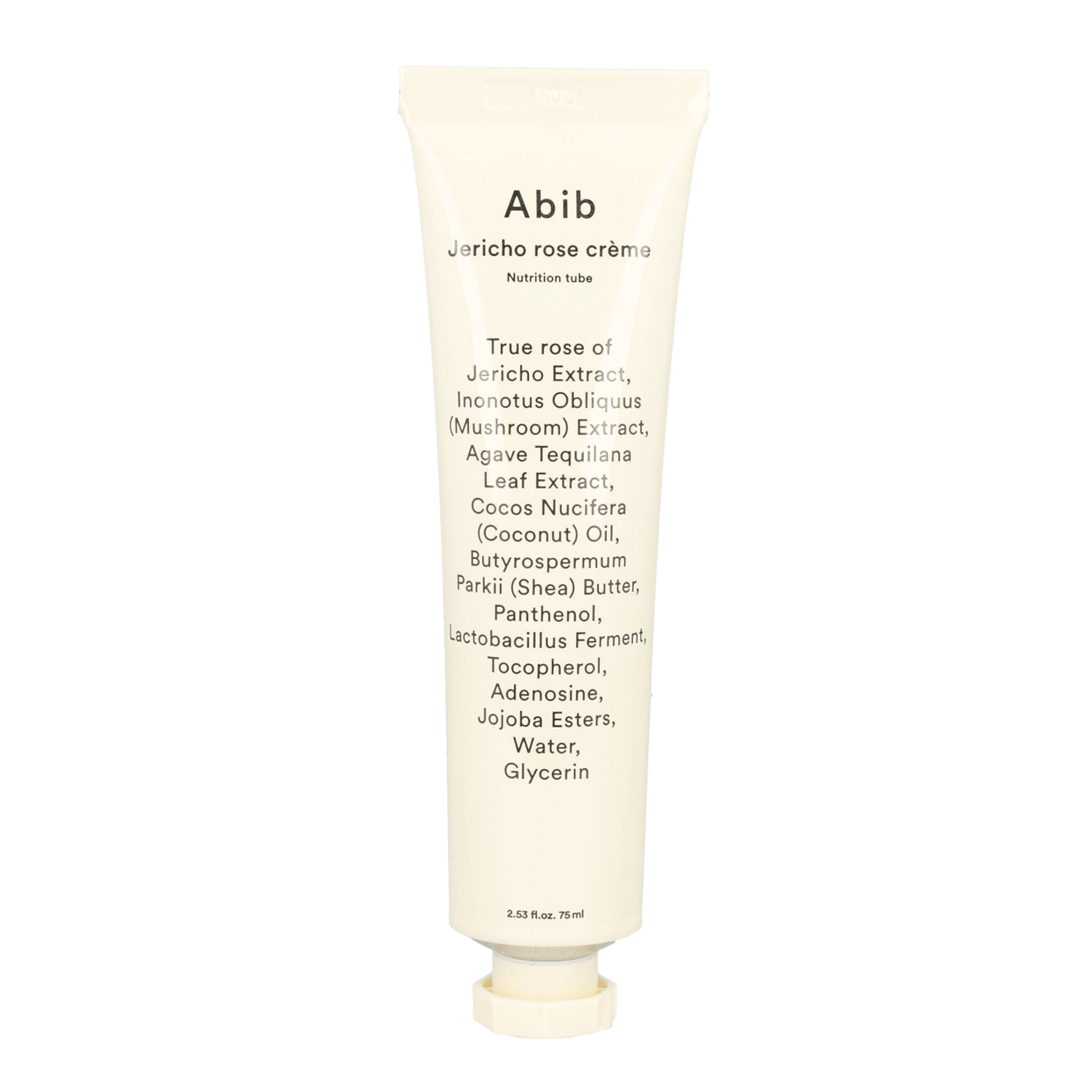 Abib Jericho Rose Nutrition Cream Tube 75ml - Hydrating & Nourishing Face Moisturizer for Dry Skin, Day & Night Use