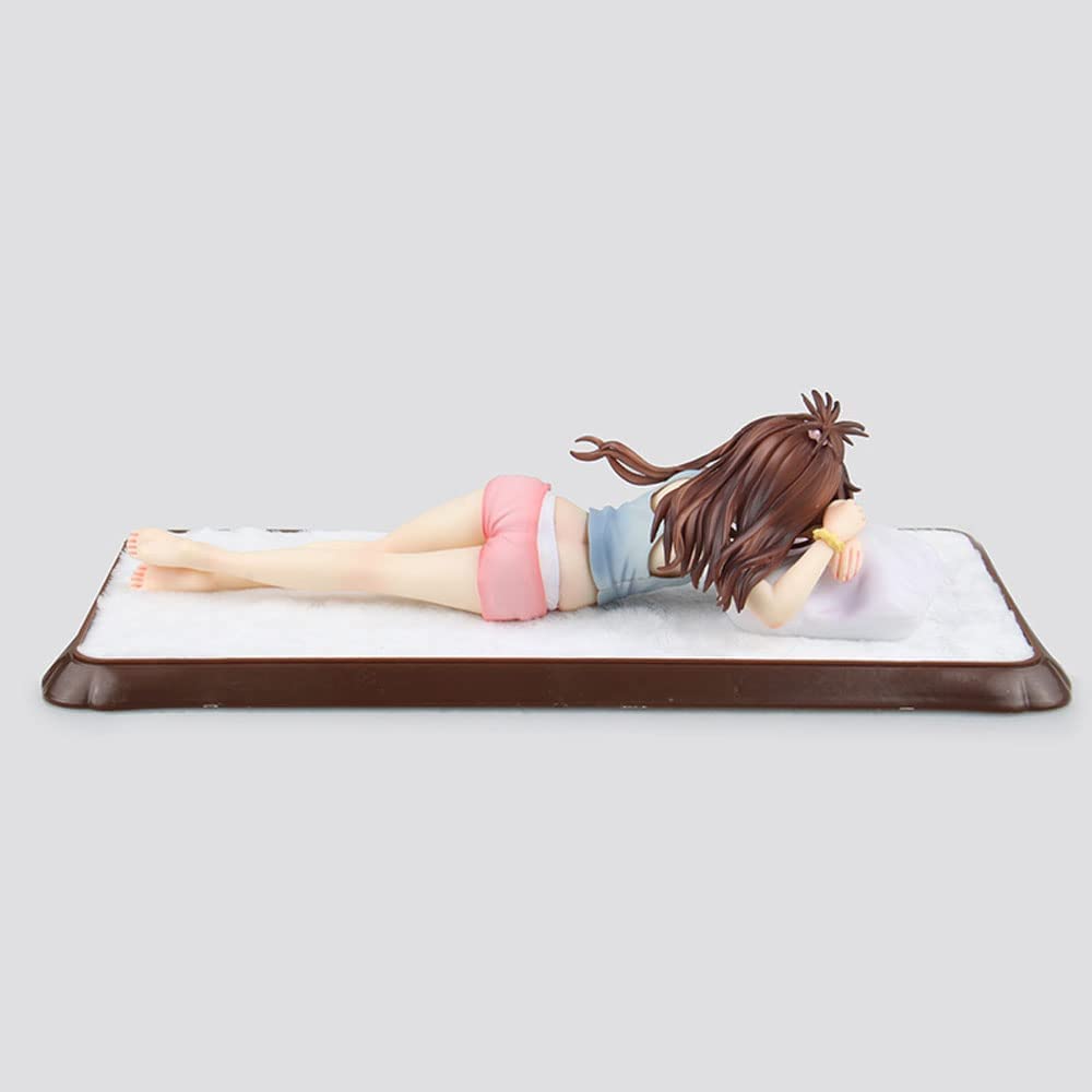 RJVC Anime Action Figure - Yuuki Meikan Sister PVC Statue | Lying Pose Character Model Toy | Hardcover Collector's Edition with Display Box | Perfect for Anime Fans, Room Decor & Gift Giving