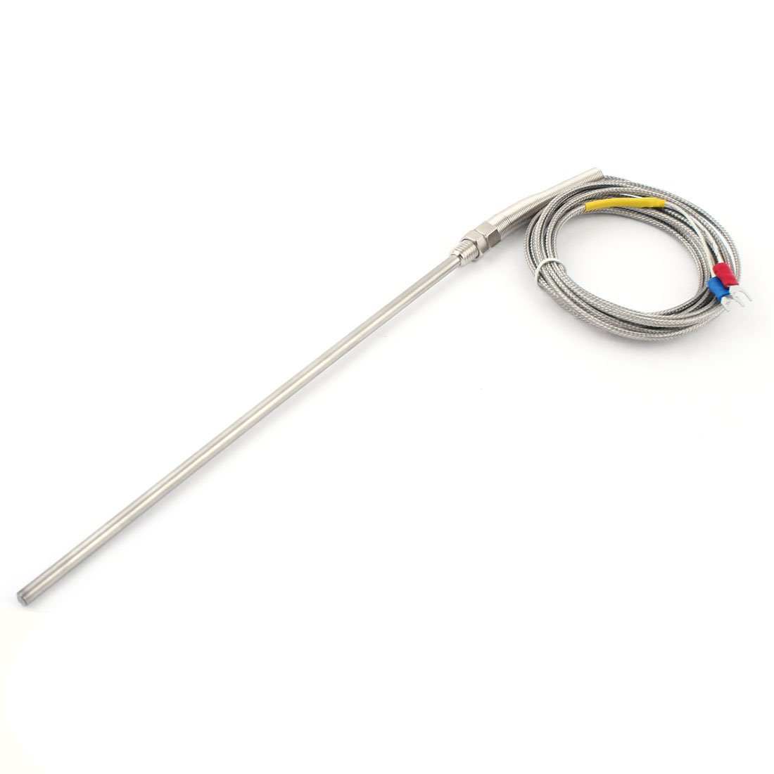 Uxcell K Type Thermocouple Temperature Sensor Probe with 3m Cable - Digital Thermometer for HVAC, Industrial Ovens & Home Brewing