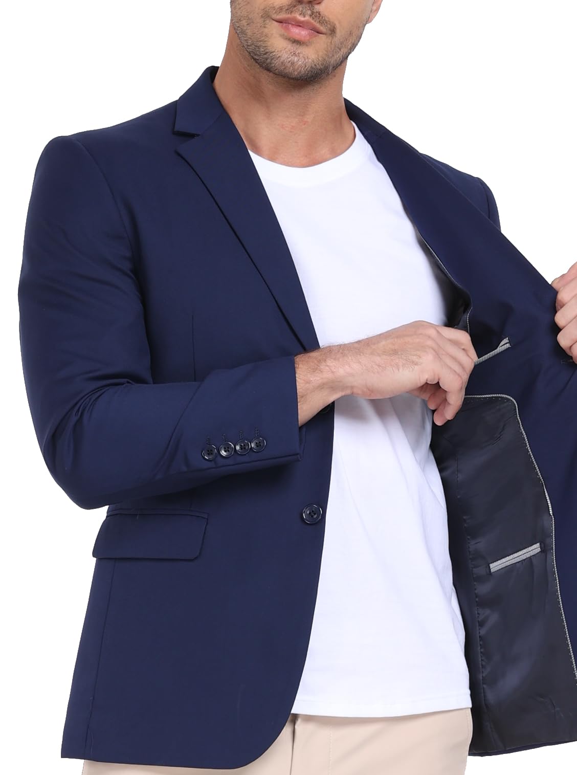 Men's Slim Fit Suit Jacket - Lightweight Business Blazer for Daily Wear, Summer & Wedding | Formal & Casual Sport Coat for Office, Events & Special Occasions