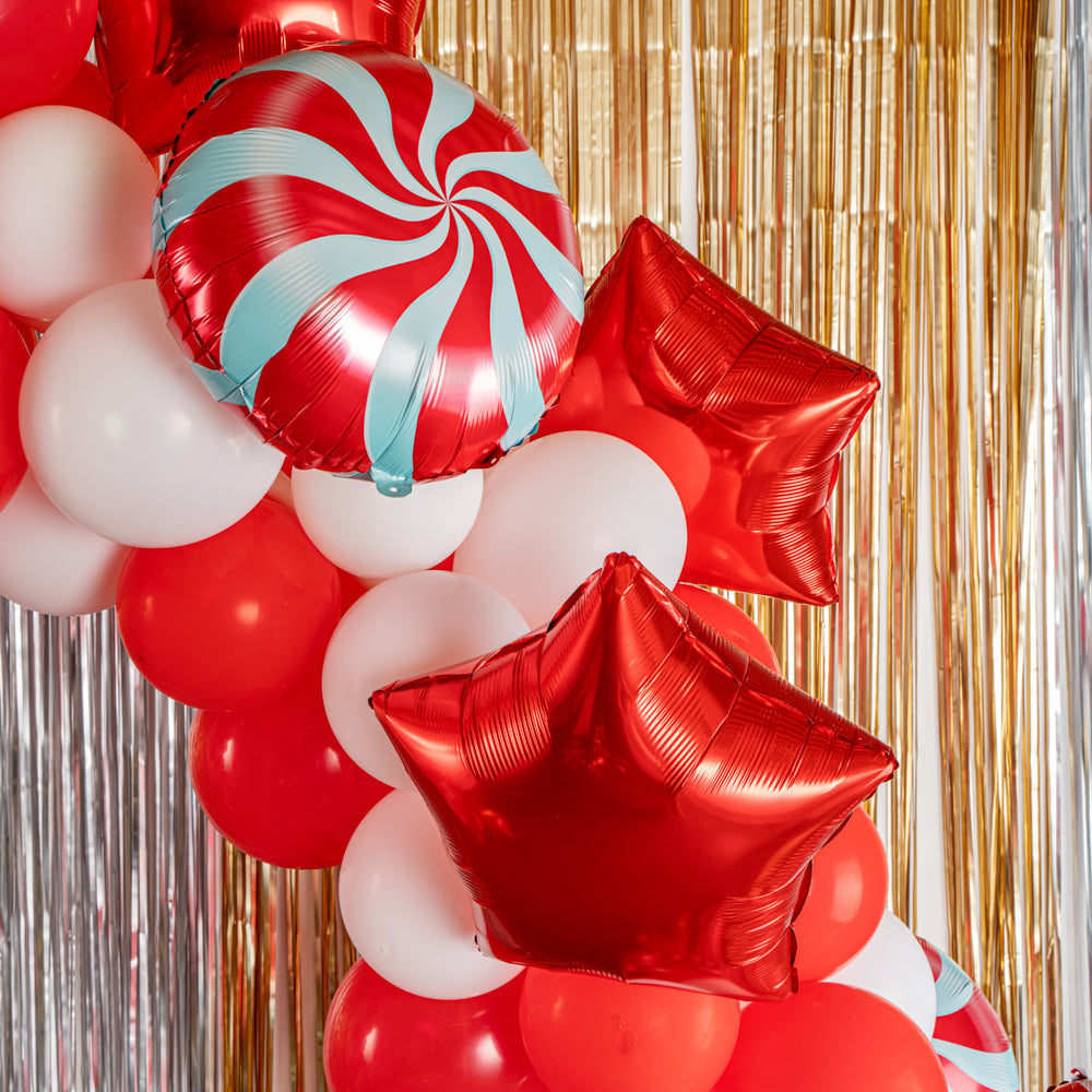 Balloonify Holiday Balloon Arch Garland Kit - 141 Pieces Party Decorations for Christmas, Birthday, Wedding | Includes Arch Strip, Balloon Ties & Pump Accessories | Perfect for Indoor/Outdoor Events