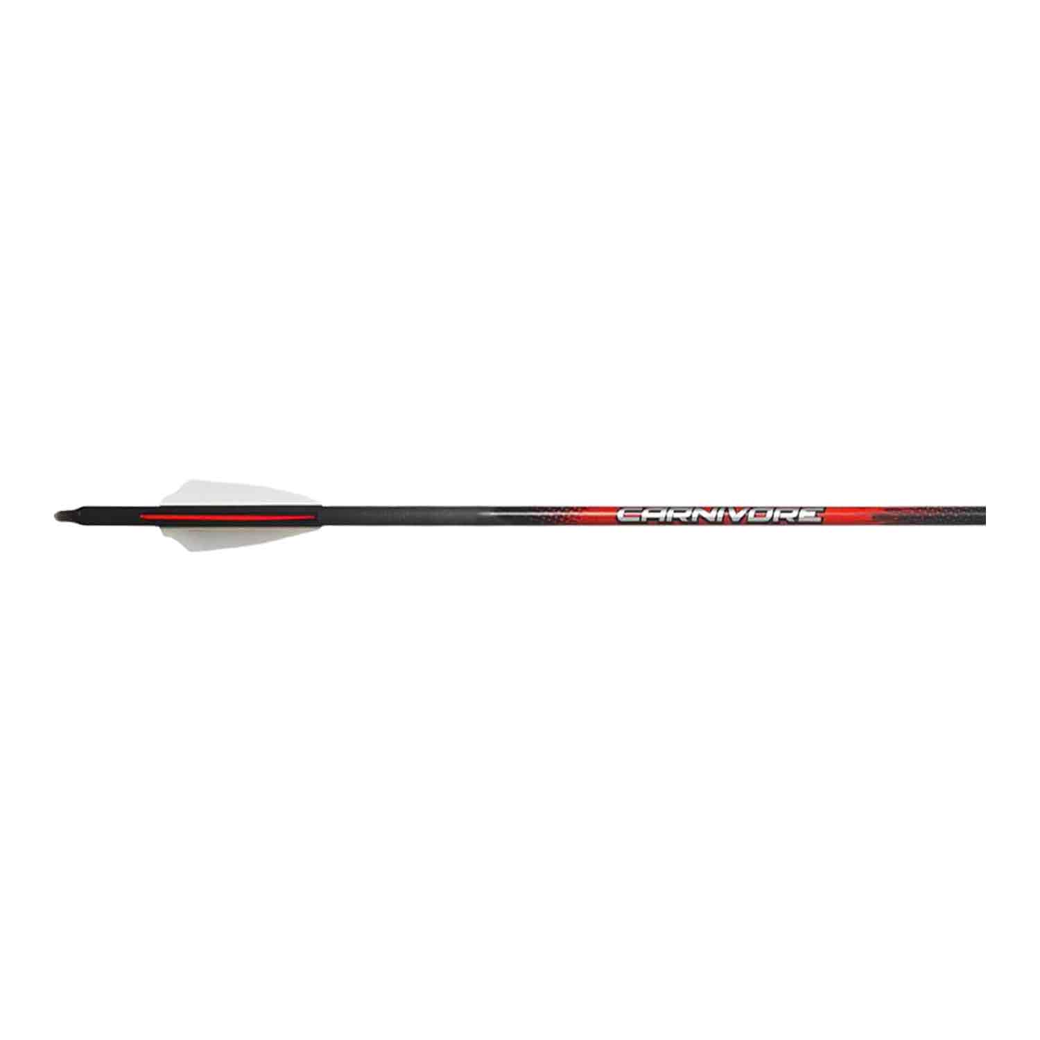 Black Eagle Carnivore V2 Fletched Arrows (.001) - High Performance Carbon Hunting Arrows for Bowhunting and Target Practice