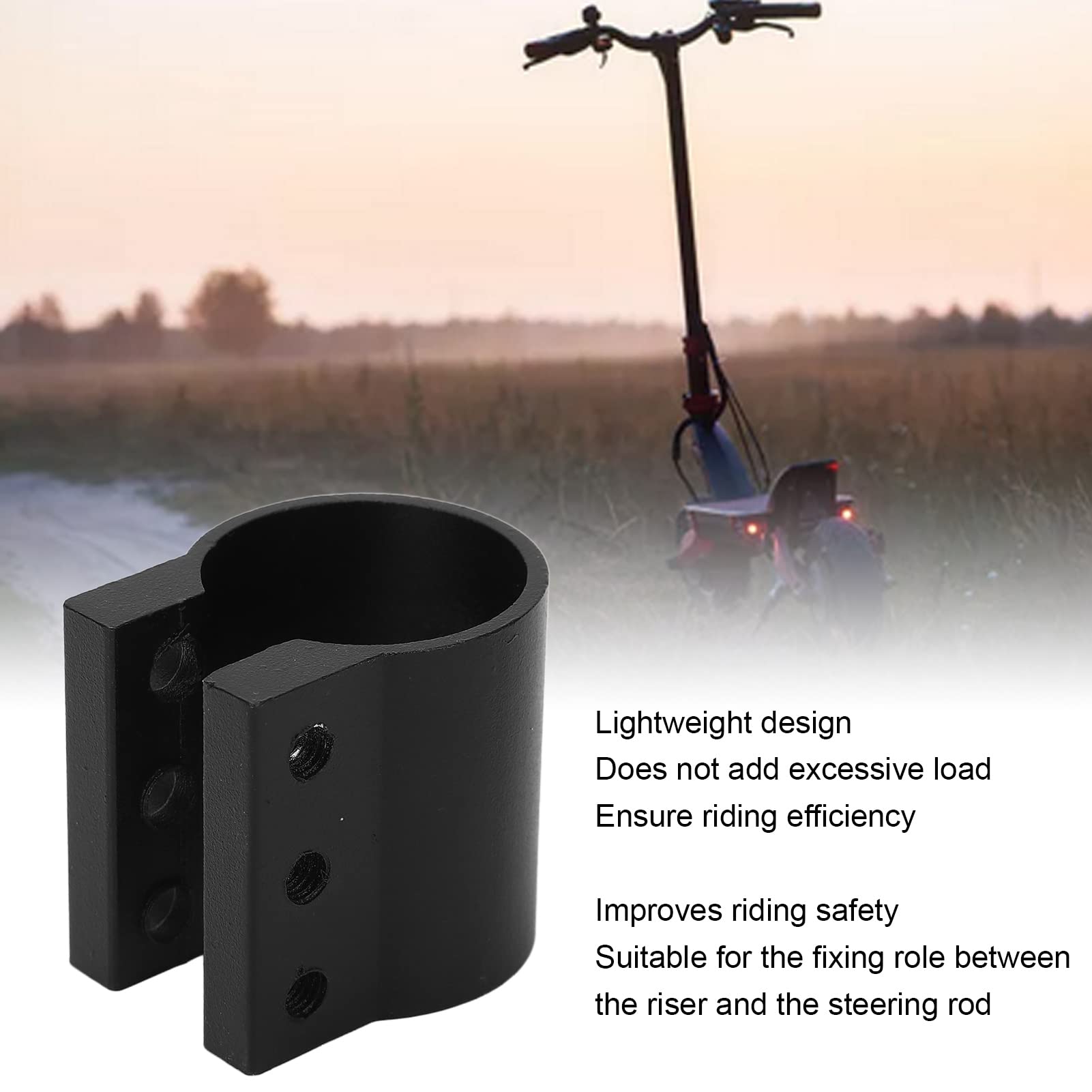 10 Inch Aluminum Alloy Electric Scooter Folding Clamp - Heavy Duty Vertical Rod Lock for Scooter Accessories | Perfect for Commuting & Urban Travel
