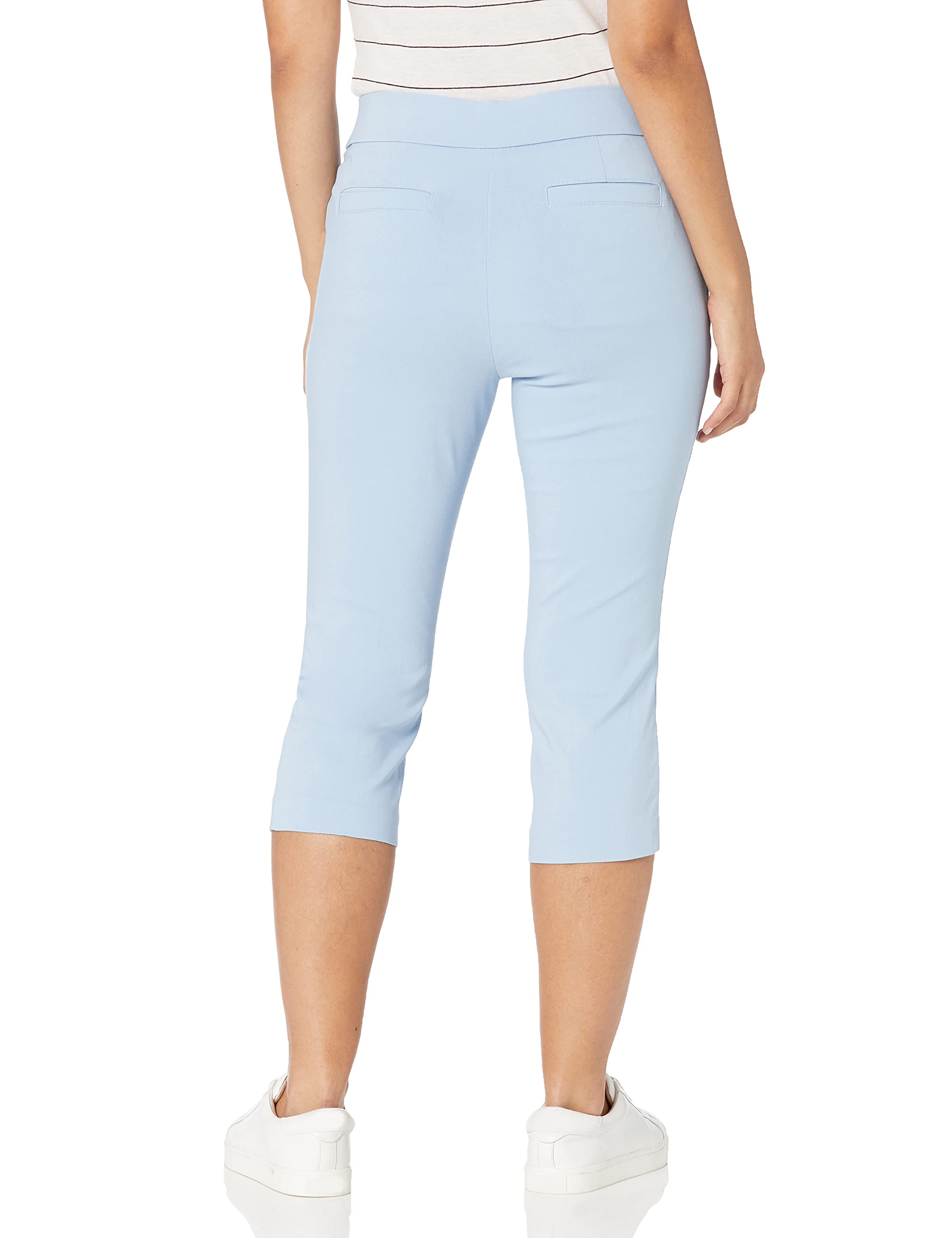 Briggs New York Women's Capri Pants with Pockets - Casual & Comfortable for Outings