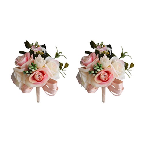 Lt Pink Boutonniere X2