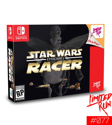 Star Wars Episode I: Racer Classic Edition - Limited Run #077 for Nintendo Switch | Retro Gaming, Collector's Item & Sci-Fi Racing Adventure