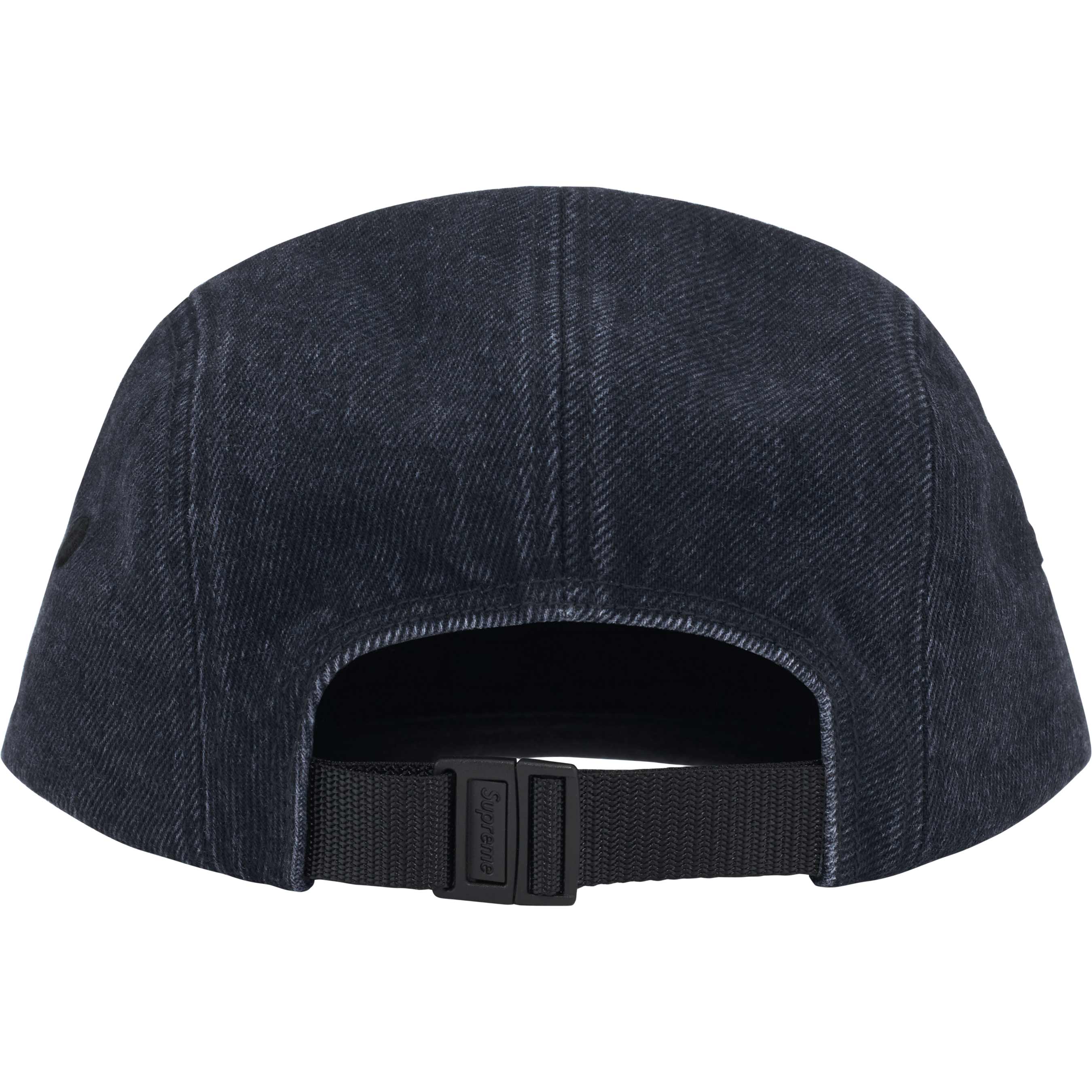Supreme FW24 Denim Camp Cap Black - Stylish & Durable Unisex Baseball Hat for Streetwear & Outdoor Adventures