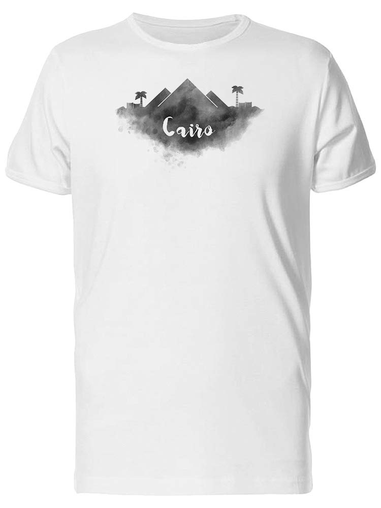 Smartprints Cairo Black Paint Graphic Tee for Men - Stylish Casual Wear for Everyday Outfits and Street Fashion