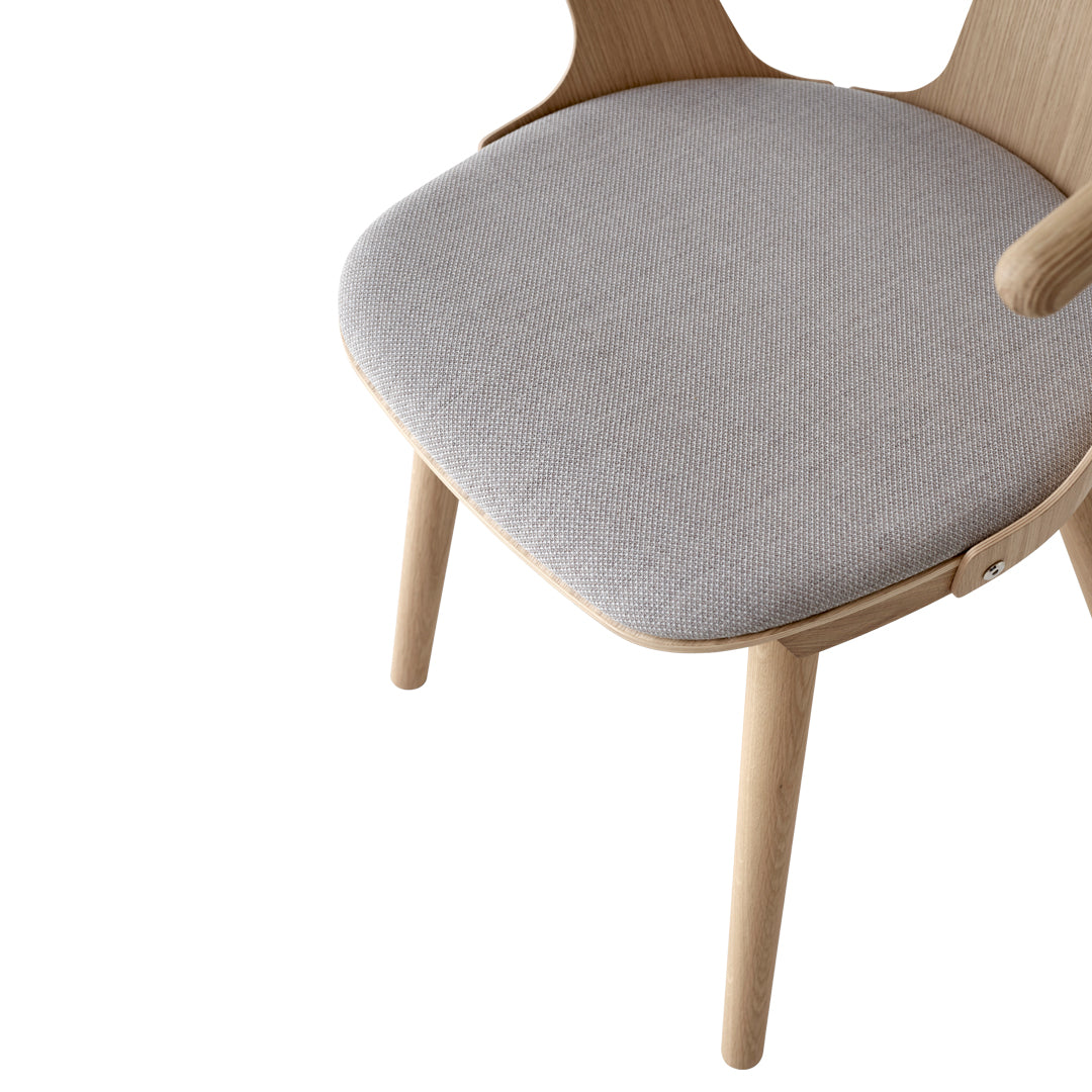 SK2 Modern Upholstered Dining Chair - Comfortable Fabric Seat for Kitchen, Dining Room & Home Office - Perfect for Small Spaces & Contemporary Decor