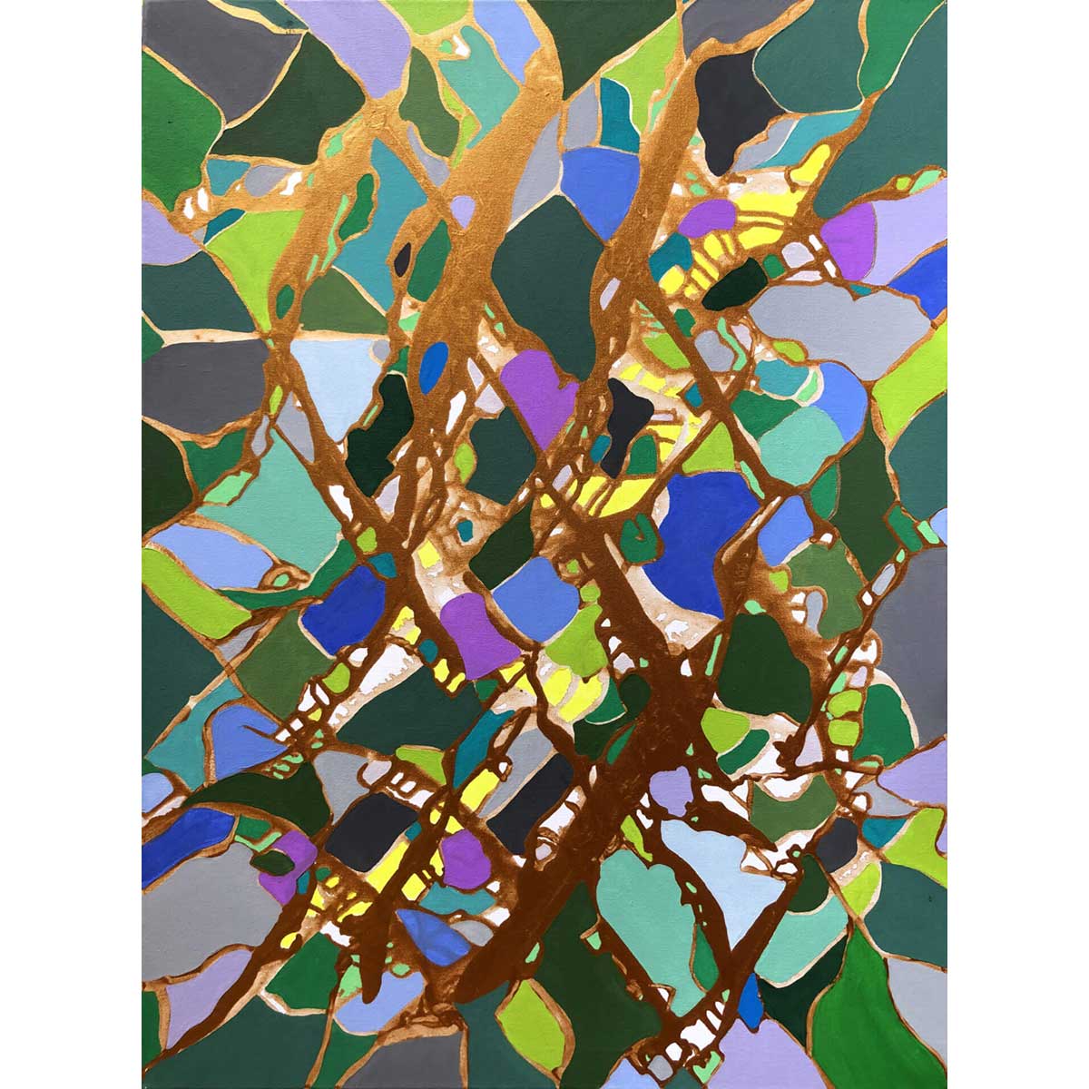 Untitled1 Acrylic Painting on Canvas - Modern Abstract Wall Art for Home & Office Decor