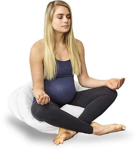 NUVU BABY Full Body Pregnancy Pillow C-Shaped for Maternity Support - Comfortable Sleeping Aid for Pregnant Women, Back Pain Relief, Side Sleeper Support - Perfect for Pregnancy, Nursing & Relaxation at Home