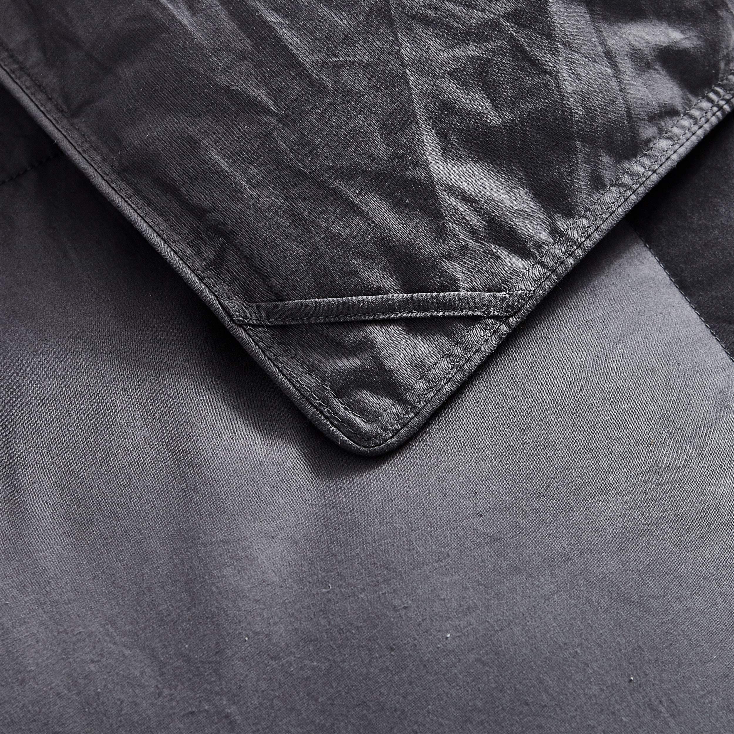 Premium All-Season Goose Down Comforter - 100% Egyptian Cotton Cover, Baffle Box Design, 55oz Fill (Twin Size, Classic Gray) - Ideal for Year-Round Comfort in Bedrooms, Guest Rooms & Hotels