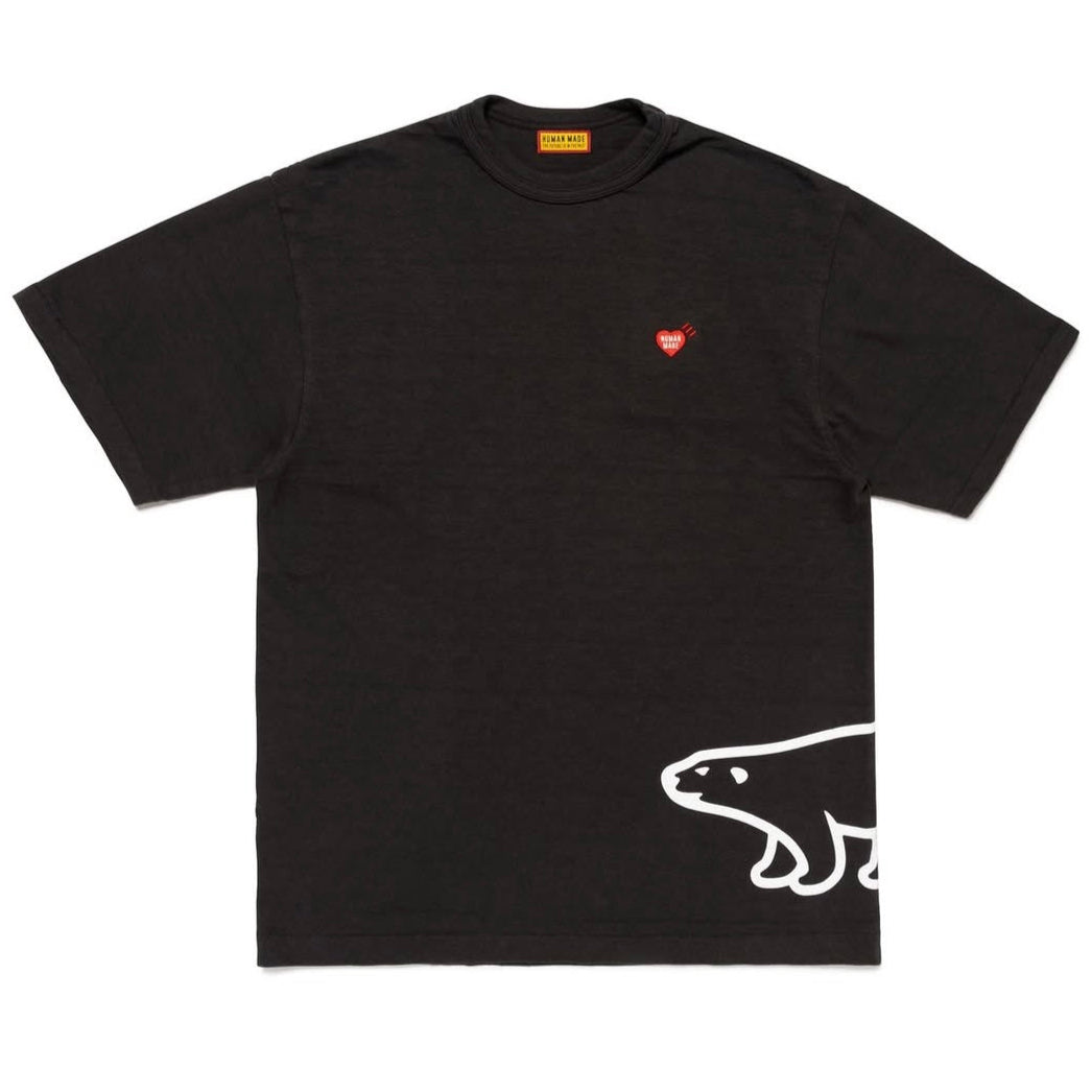 HUMAN MADE 25SS Polar Bear Graphic T-Shirt - HM29TE004 - Stylish Cotton Tee for Men, Streetwear Fashion, Casual Wear for Summer Outfits & Daily Comfort