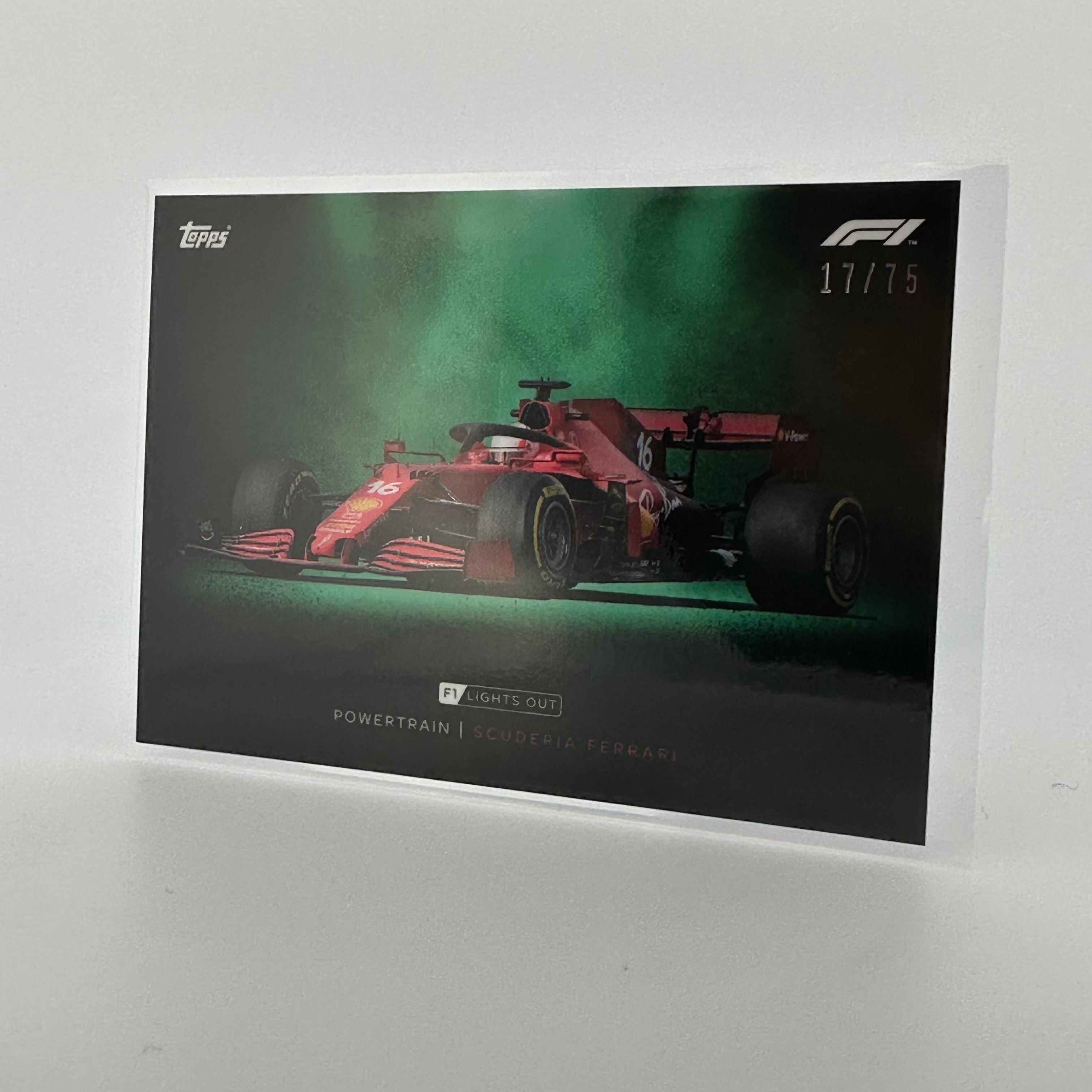 75 Scuderia Ferrari Powertrain Green Parallel - Limited Edition Collectible for F1 Fans & Racing Enthusiasts | Perfect for Display, Gifts, and Memorabilia Collections
