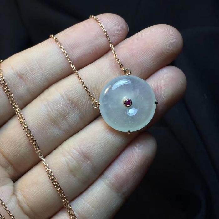 Natural Jade Necklace - Premium Jadeite Pendant for Women, Elegant Green Gemstone Jewelry Gift for Her - Perfect for Weddings, Parties & Special Occasions