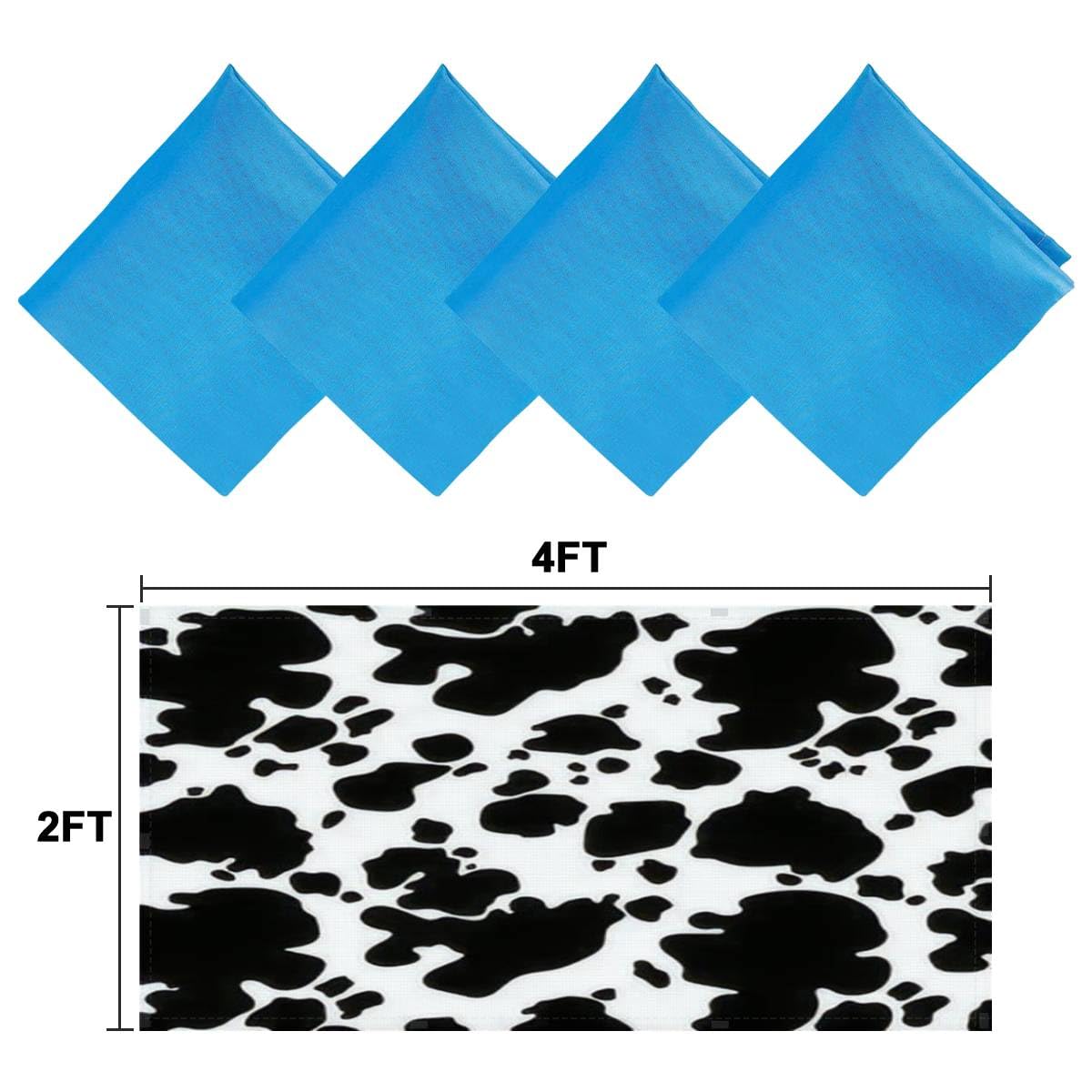 Cow Print Fluorescent Light Covers - 4x2 ft Abstract Seamless Ceiling Light Panels for Classroom, Office & Home Decor - DIY Printing & Cutting Crafts - Brighten Spaces with Unique Lighting Accents